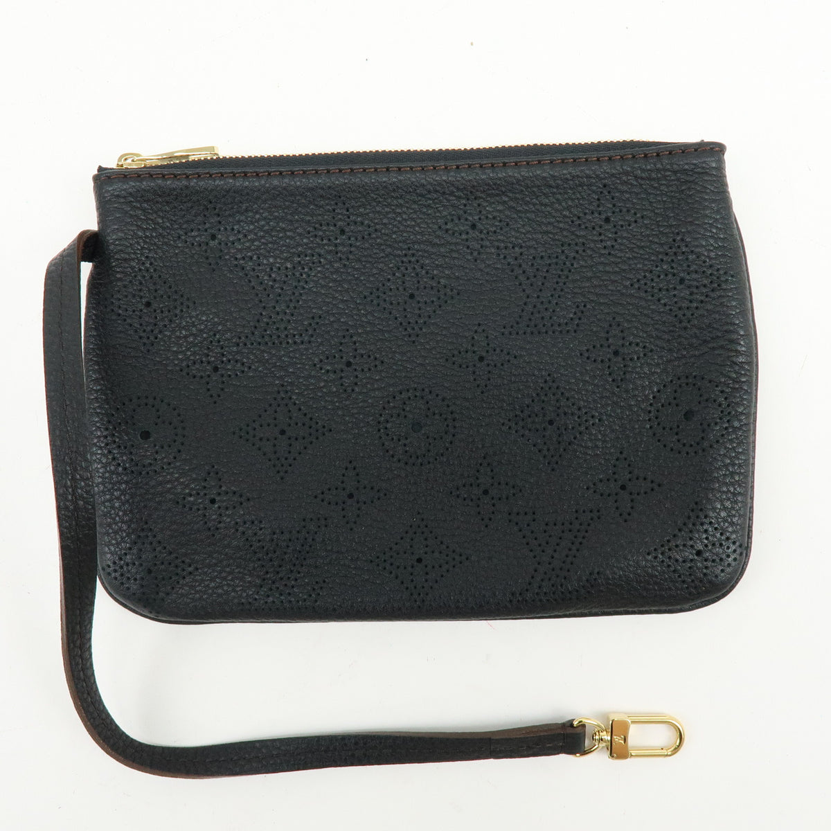Louis Vuitton Monogram Mahina Selene PM Shoulder Bag Noir M94314