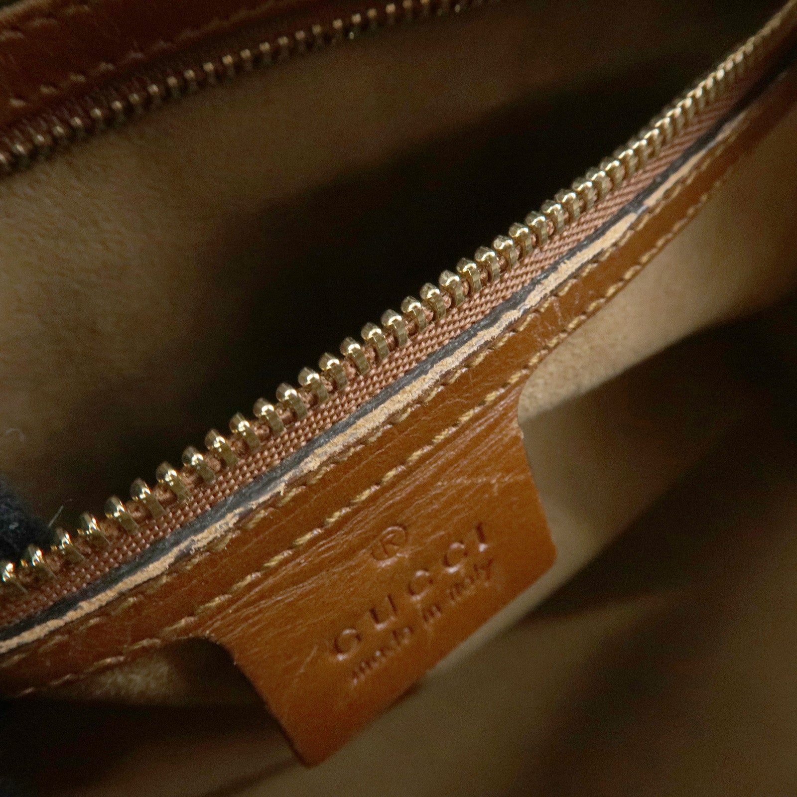 GUCCI GG Supreme Leather 2Way Bag Boston Bag Shoulder Bag Brown 409529