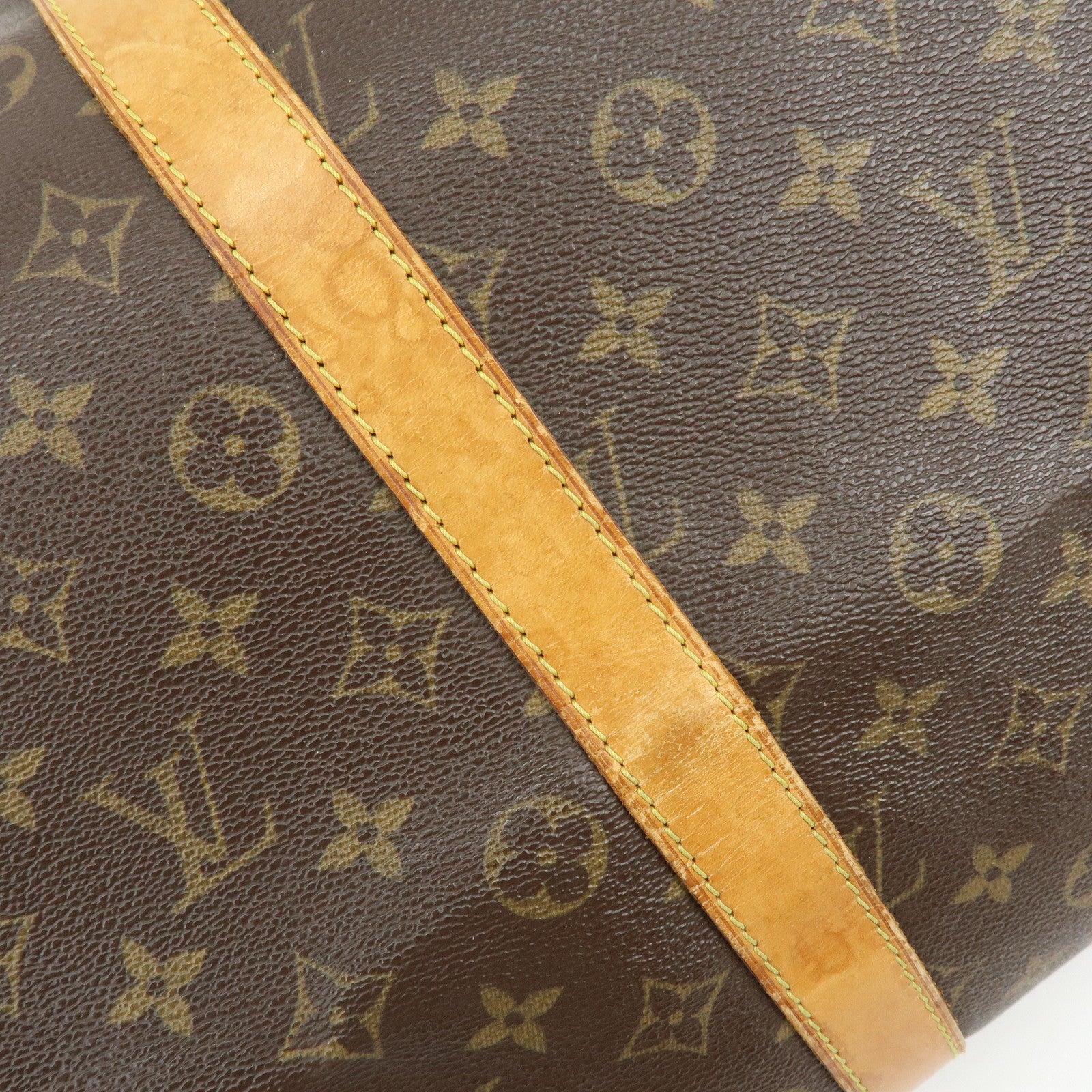 Louis Vuitton Monogram Keep All 55 Boston Bag Hand Bag Brown M41424