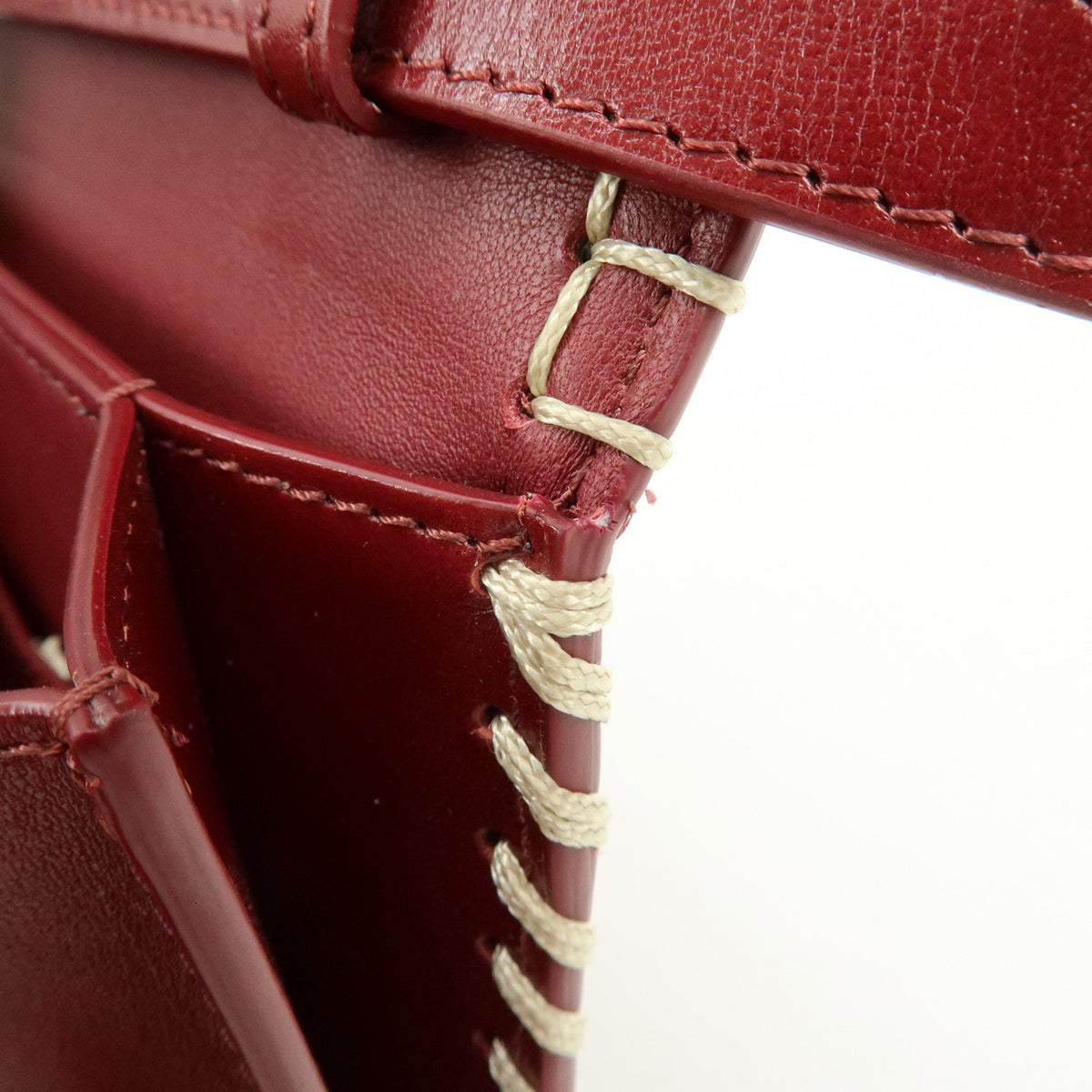 Chloe KATTIE Leather Shoulder Bag Crossbody Bag Wine Red
