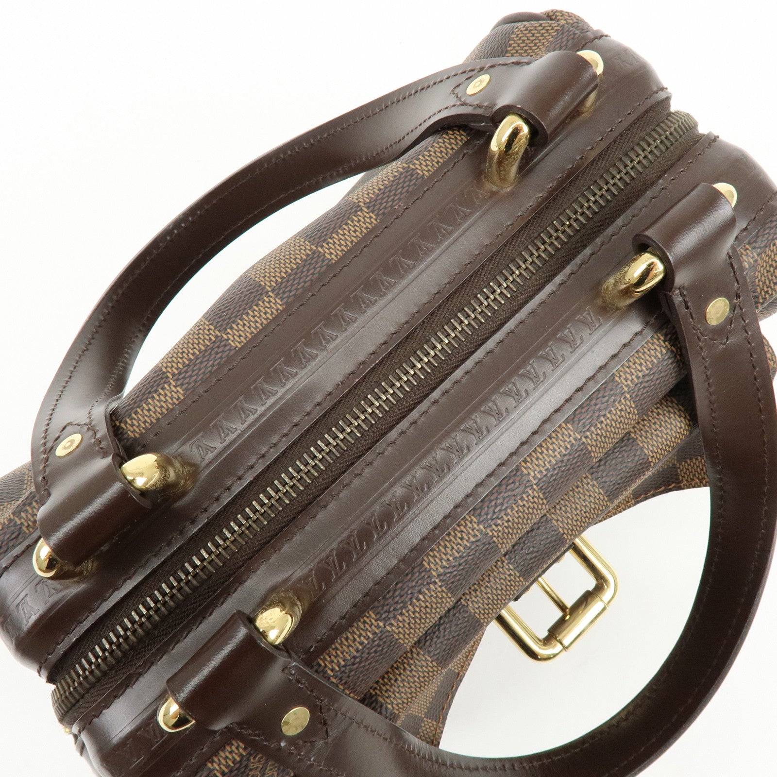 Louis Vuitton Damier Ebene Knightsbridge Boston Bag Hand Bag N51201