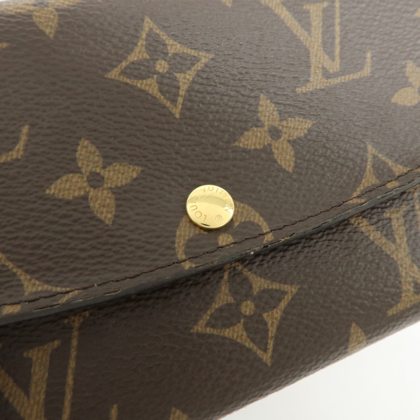 Louis Vuitton Monogram Portefeuille Emilie Long Wallet Brown M61289