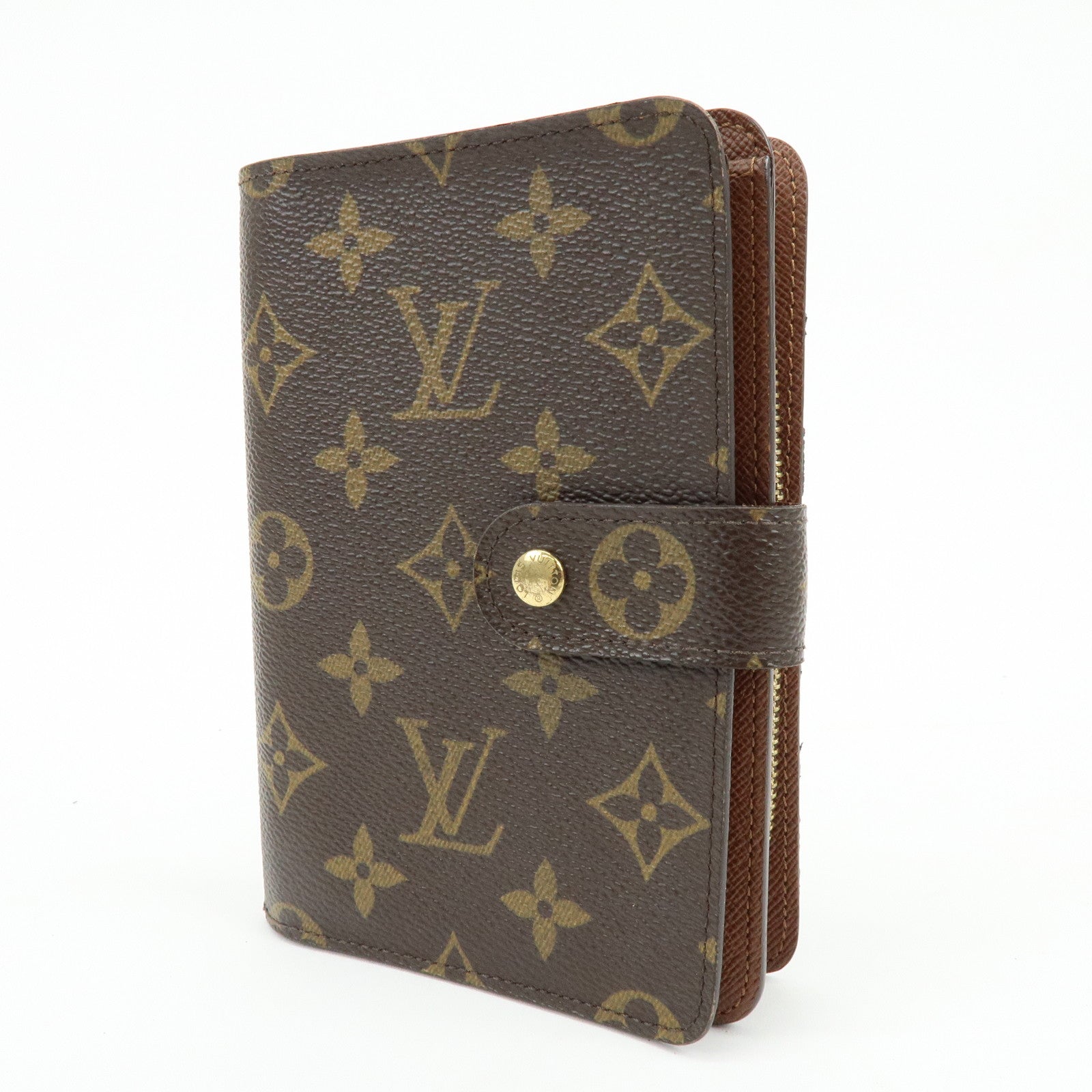 Louis Vuitton Monogram Porte Papier Zip Bi-fold Wallet M61207