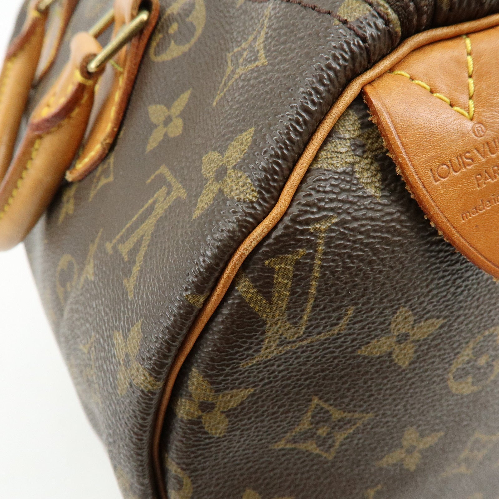 Louis Vuitton Monogram Speedy 30 Boston Bag Hand Bag Brown M41526