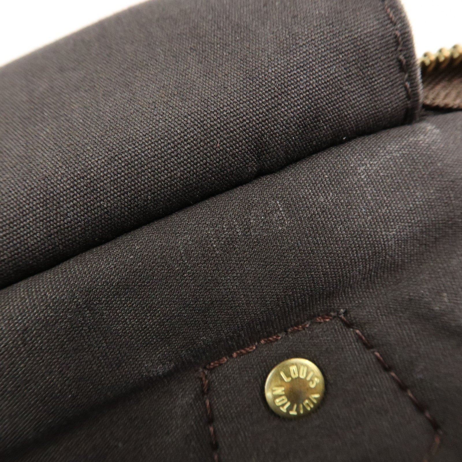 Louis Vuitton Monogram Mini Lin Speedy 30 Boston Bag Ebene M95224