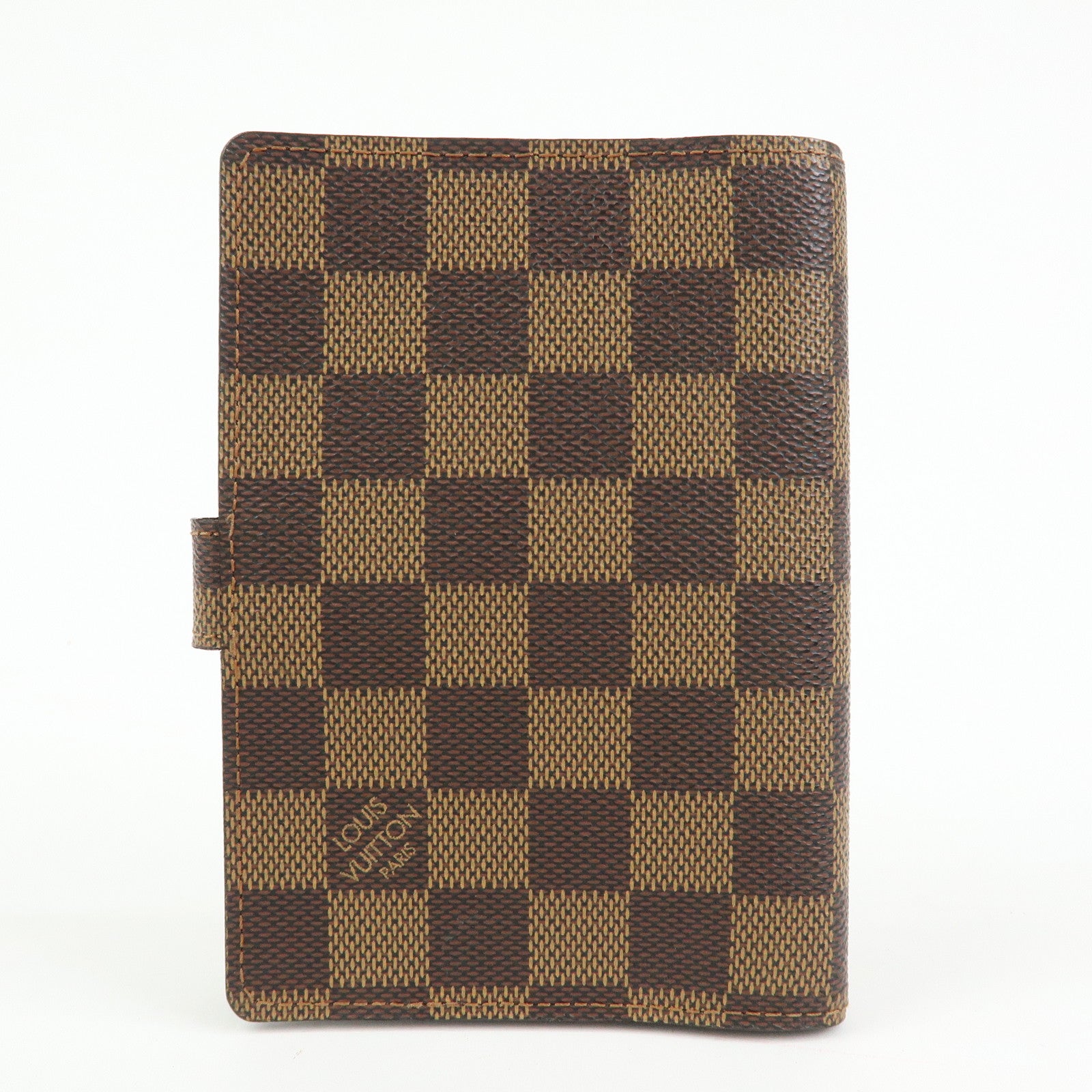 Louis Vuitton Damier Agenda PM Planner Cover Brown R20700