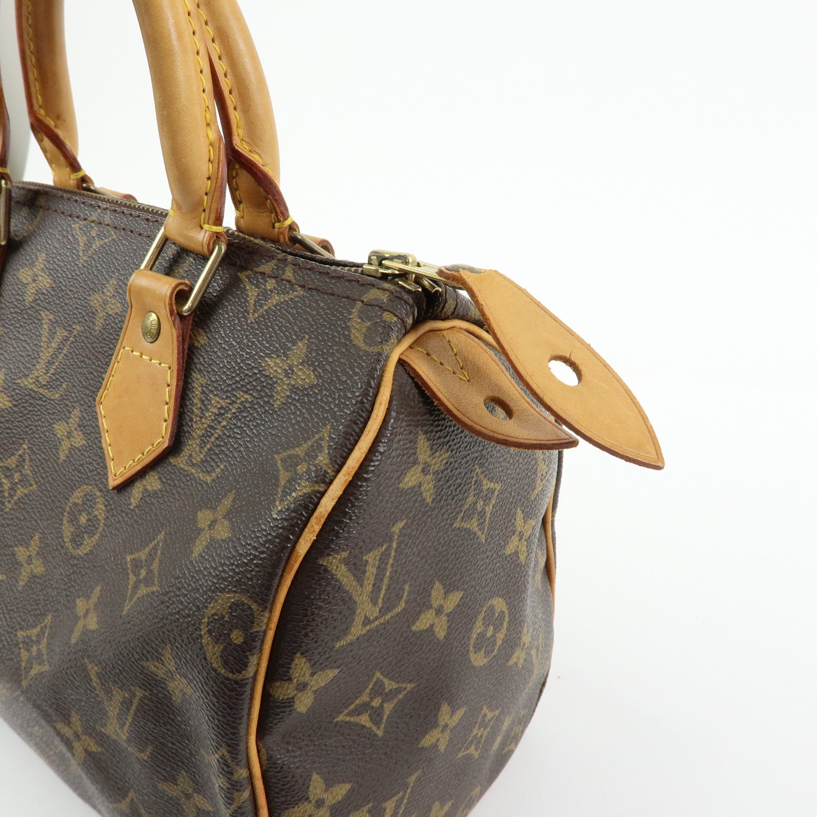 Louis Vuitton Monogram Speedy 25 Boston Bag Hand Bag Brown M41528