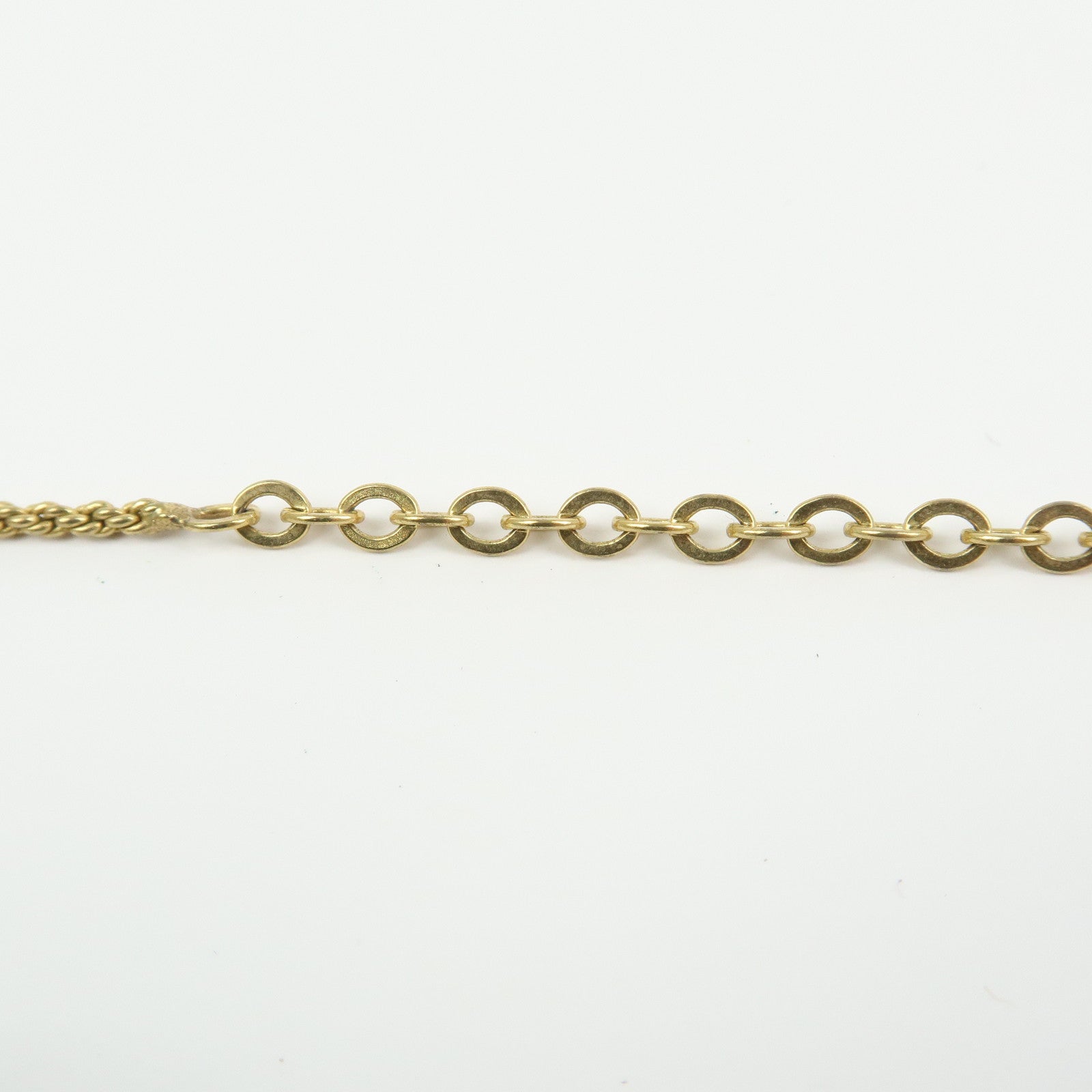 Christian Dior CD Logo Metal Rhinestone Necklace Choker Gold