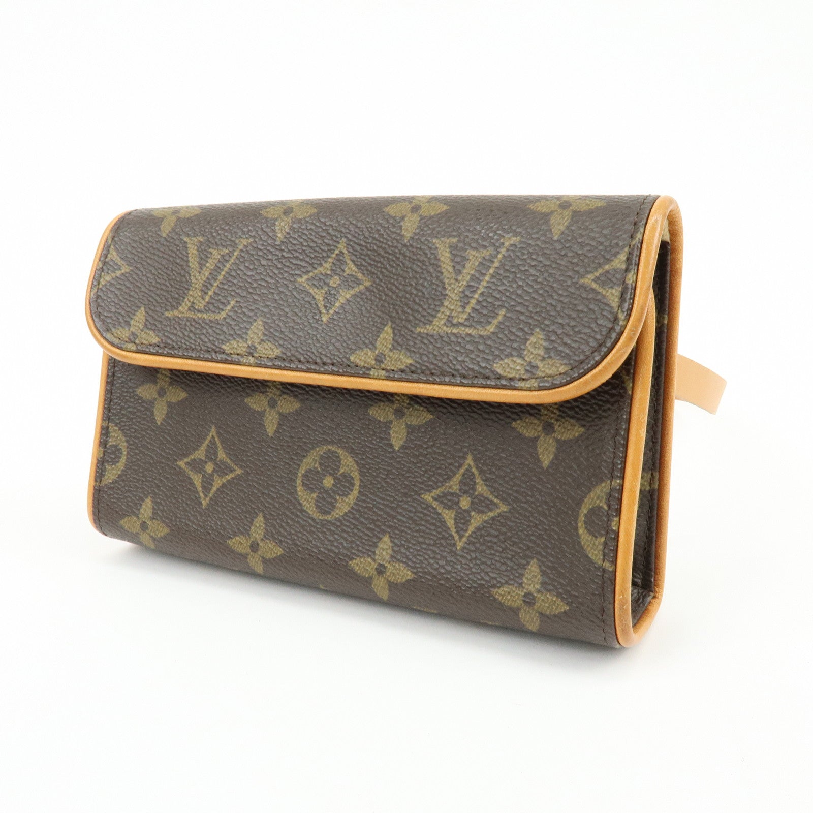 Louis Vuitton Monogram Pochette Florentine Waist Bag Belt XS M51855