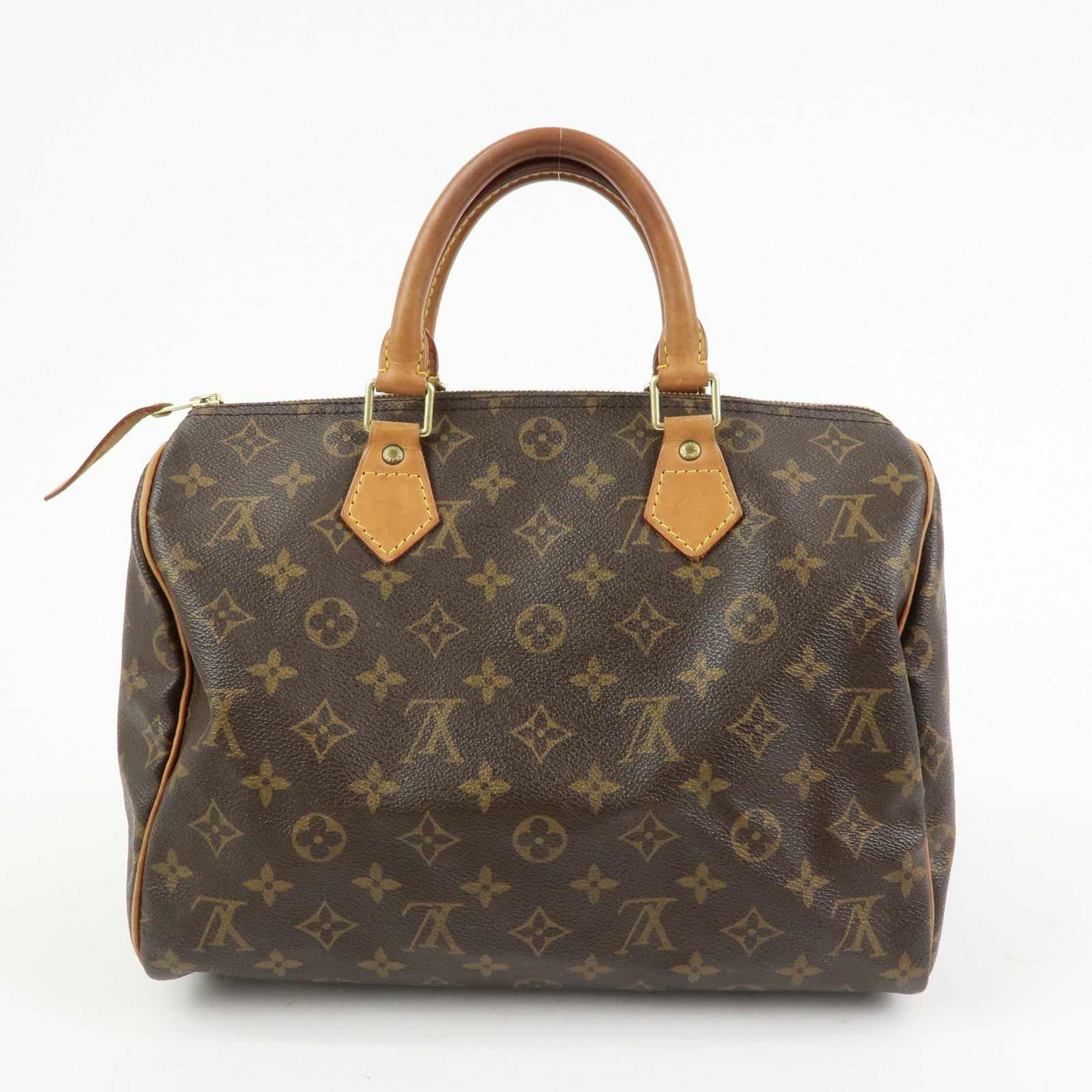 Louis Vuitton Monogram Speedy 30 Boston Bag Hand Bag Brown M41526