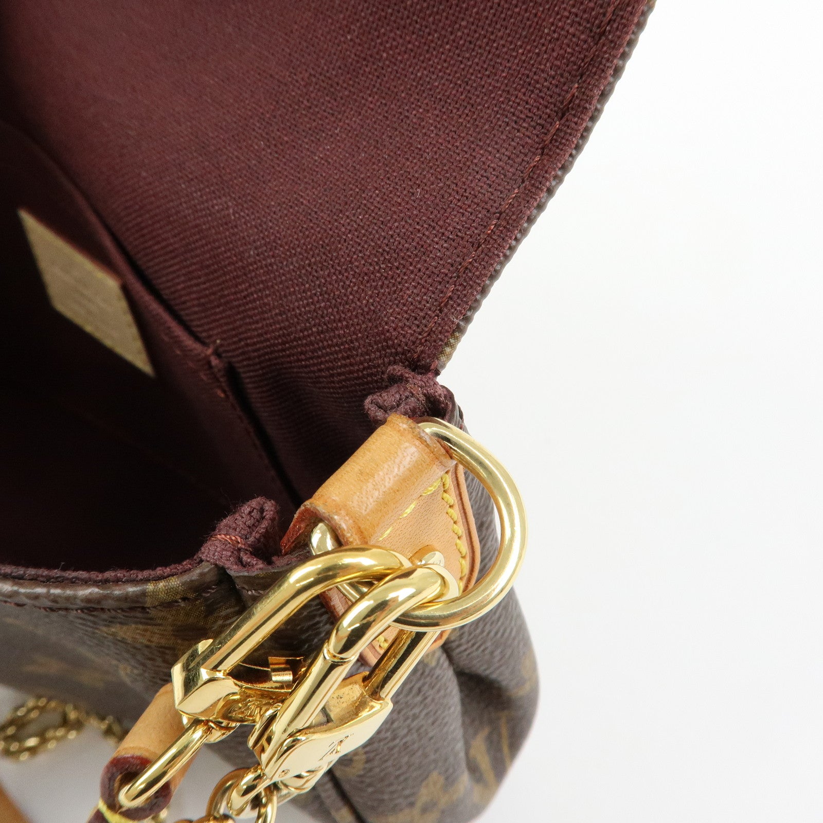 Louis Vuitton Monogram Favorite PM 2Way Shoulder Bag Brown M40717
