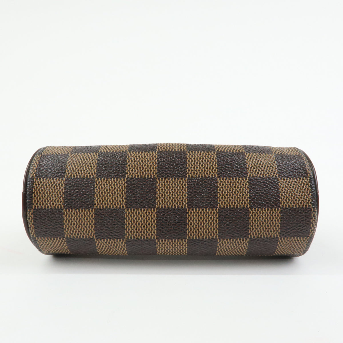 Louis Vuitton Damier Canvas Leather Mini Pouch for Papillon Bag Brown