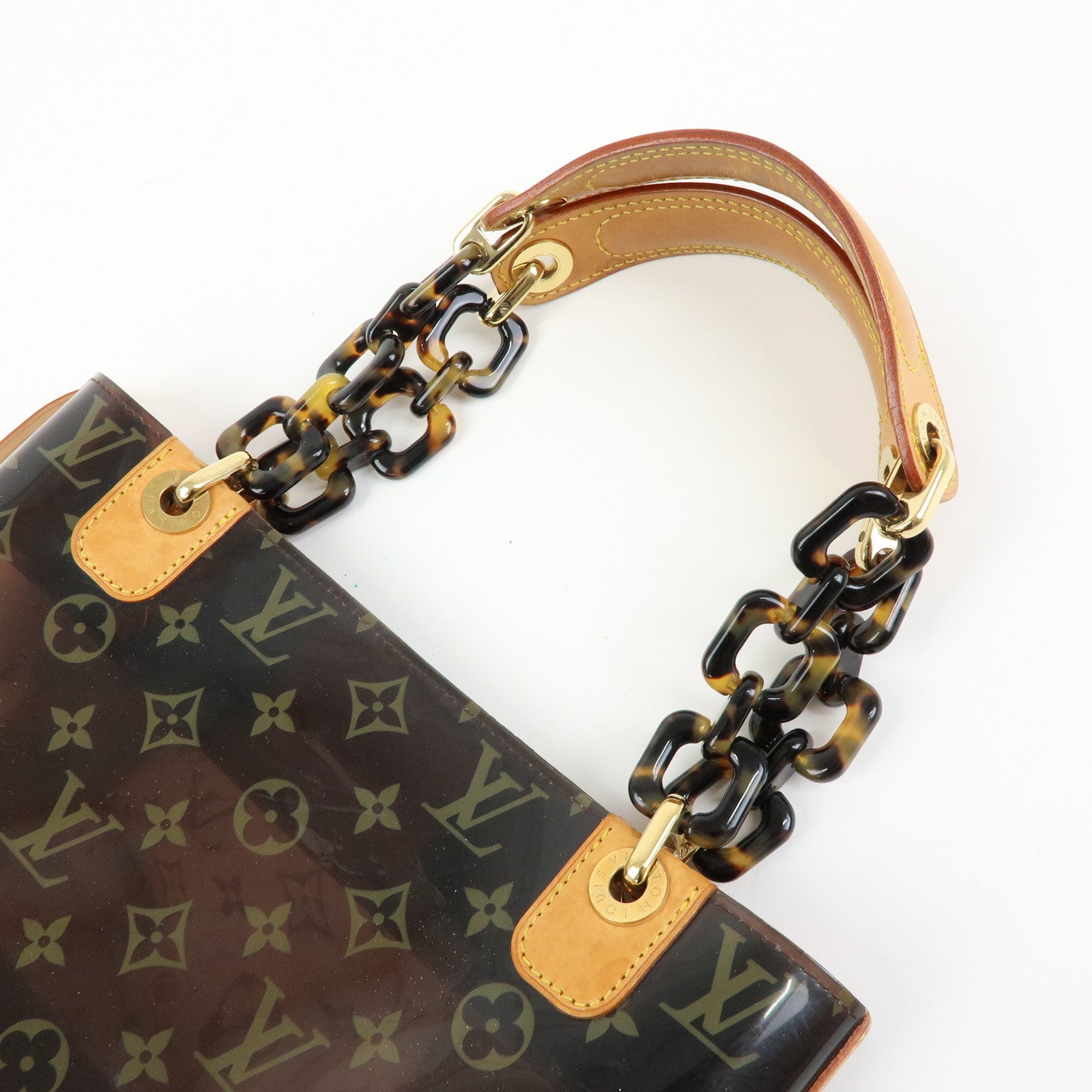 Louis Vuitton Monogram Cabas Ambre PM Tote Bag Clear Brown M92502