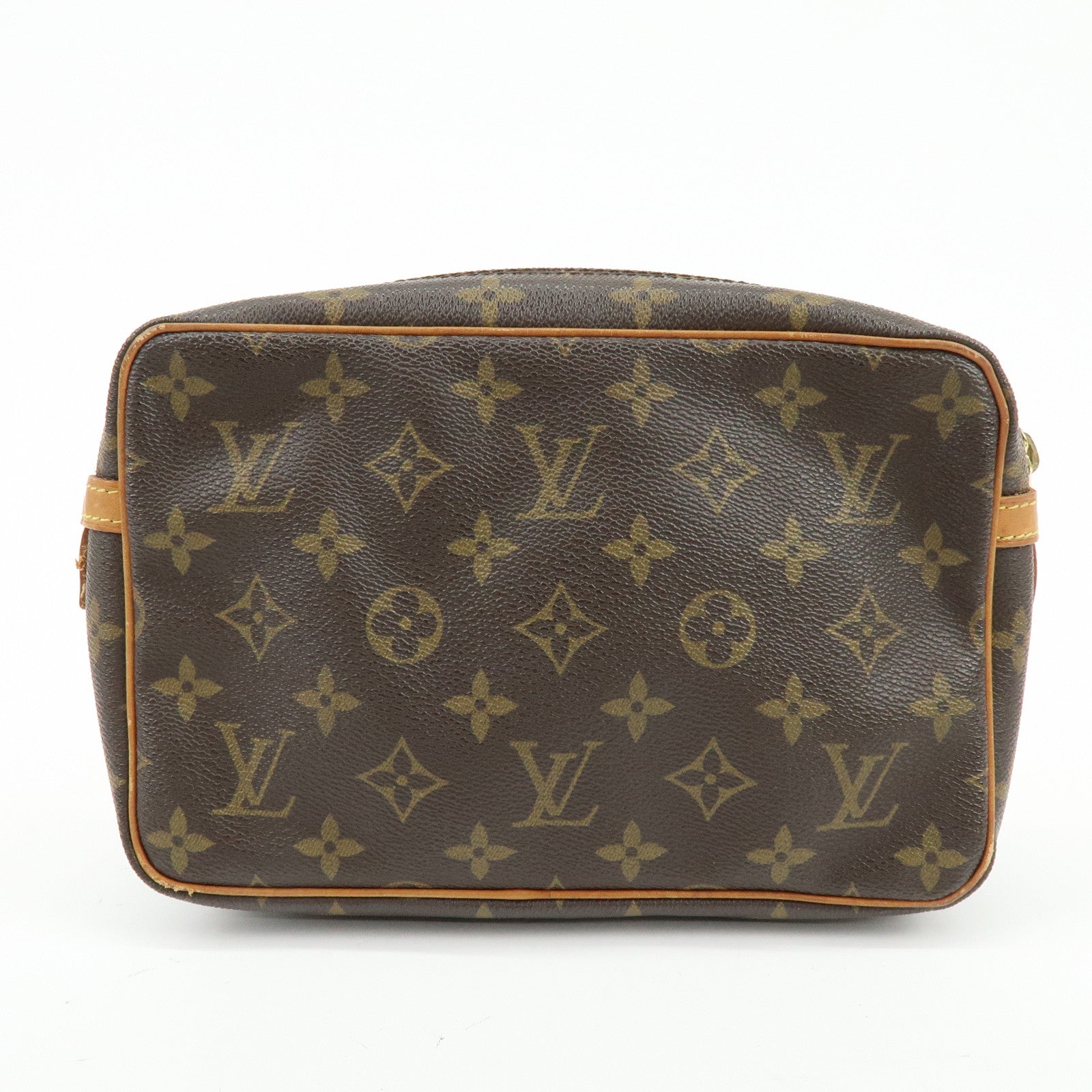 Louis Vuitton Monogram Compiegne 23 Pouch Clutch Bag Brown M51845