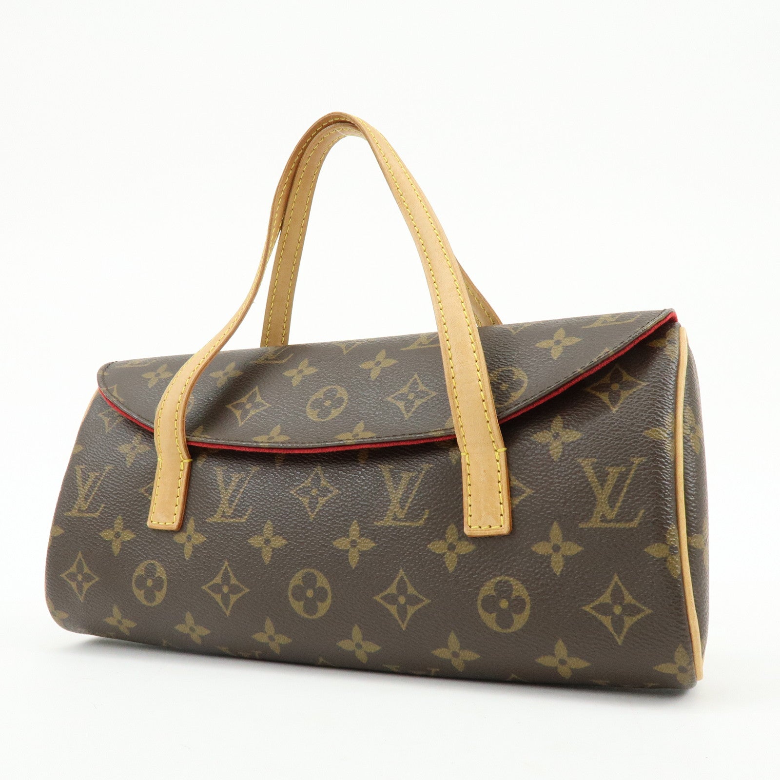 Louis Vuitton Monogram Canvas Sonatine Hand Bag Brown M51902