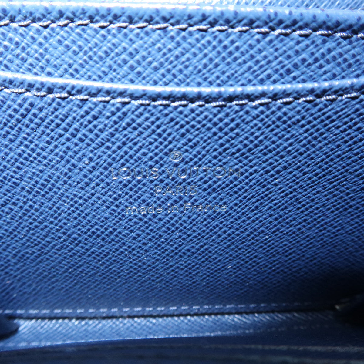 Louis Vuitton Epi Leather Zippy Coin Purse Wallet Indigo Blue M60384