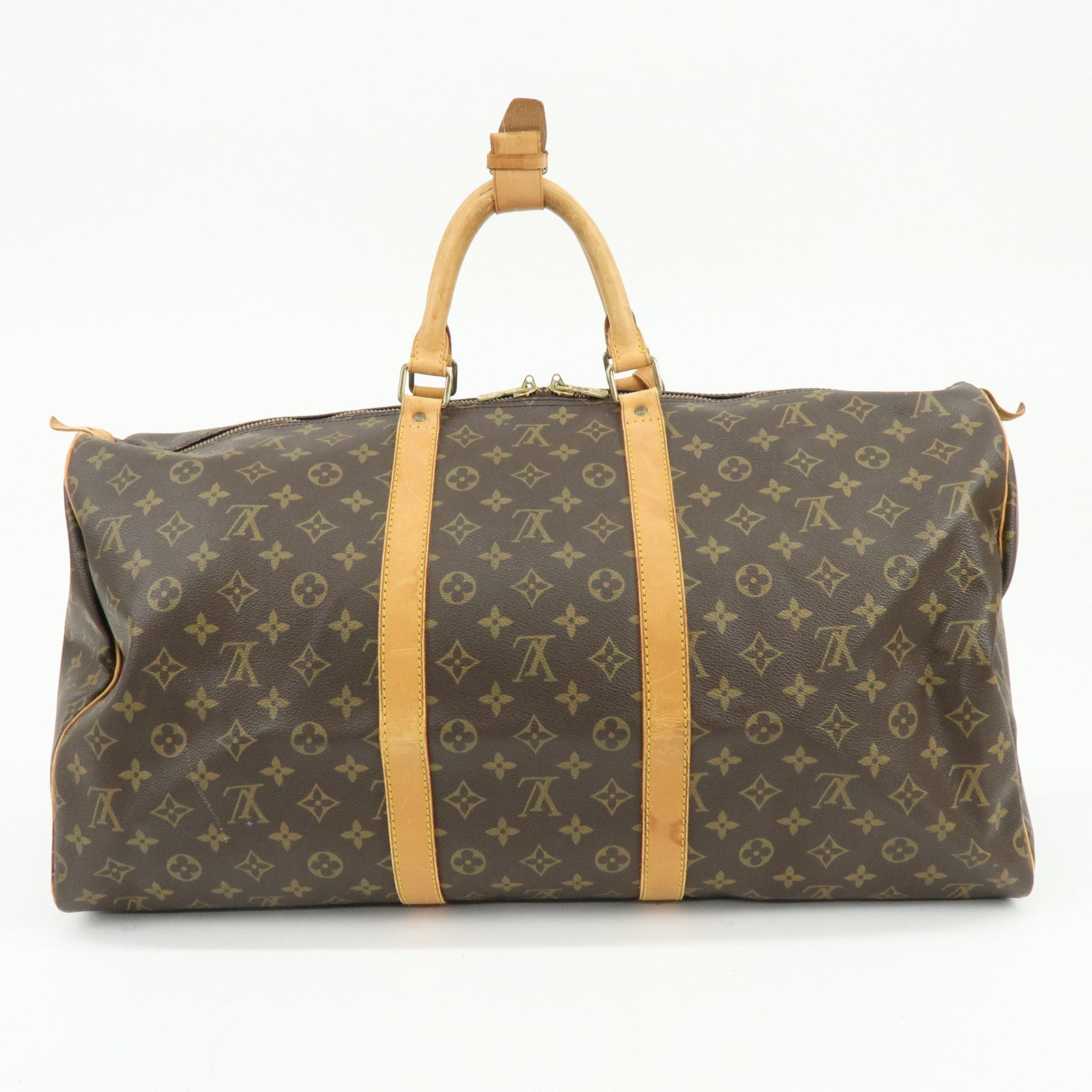 Louis Vuitton Monogram Keep All 55 Boston Bag Brown M41424