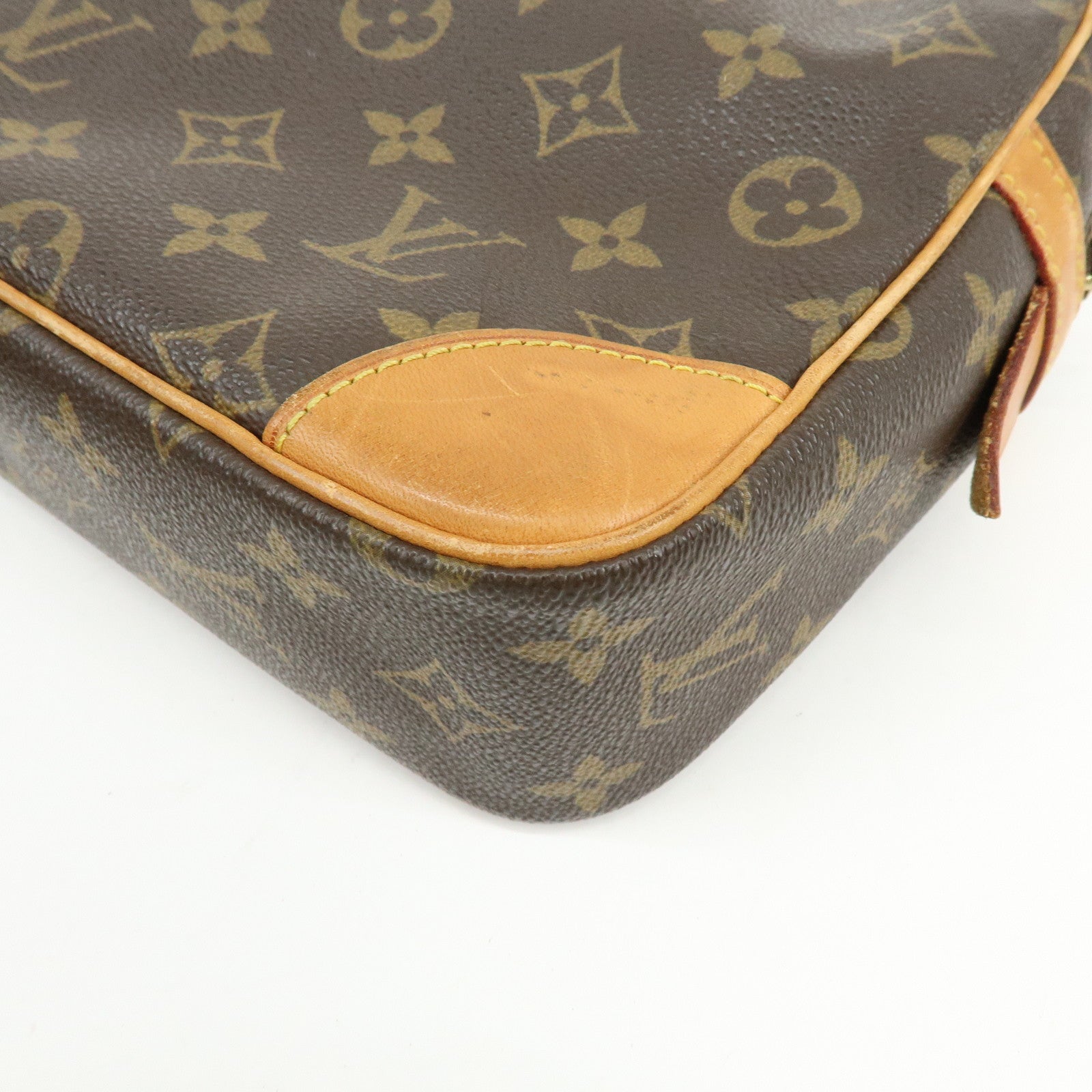 Louis Vuitton Monogram Compiegne 28 Pouch Clutch Bag Brown M51845