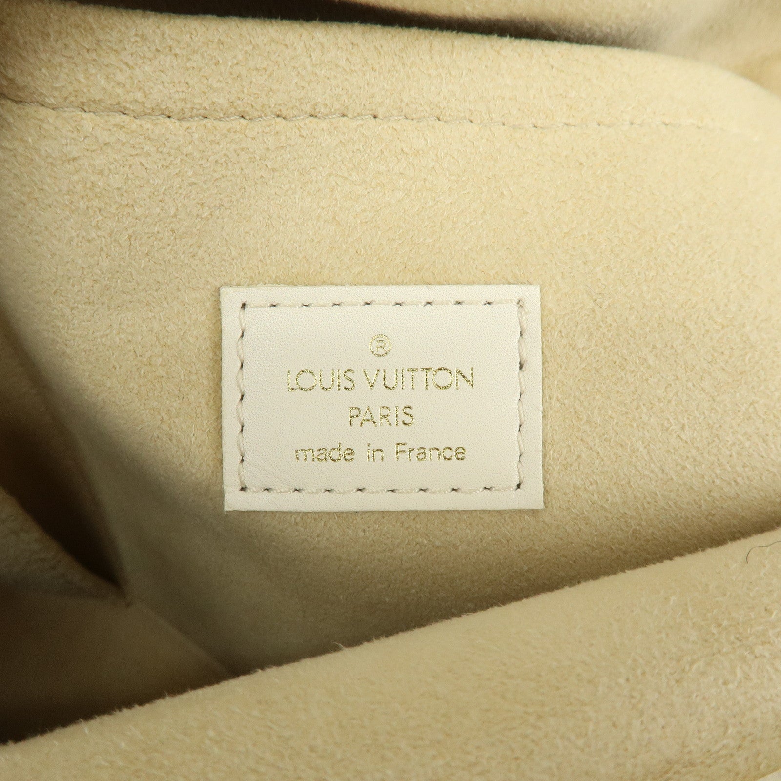 Louis Vuitton Monogram Mini Lin Trapes GM Camel Ivory M40060