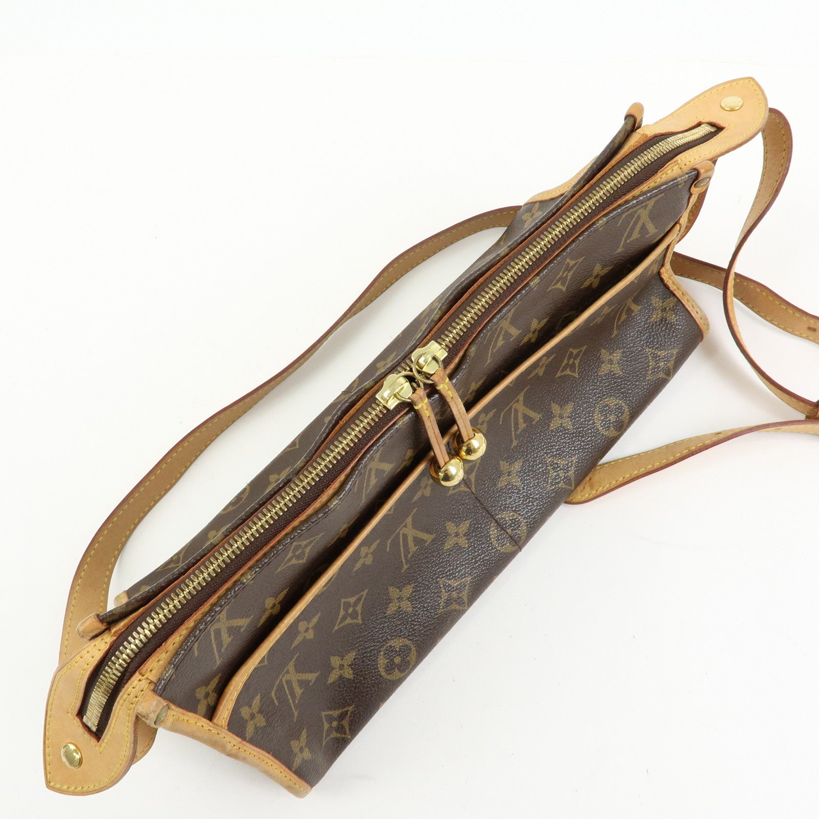 Louis Vuitton Monogram Popincourt Long Shoulder Bag Brown M40008