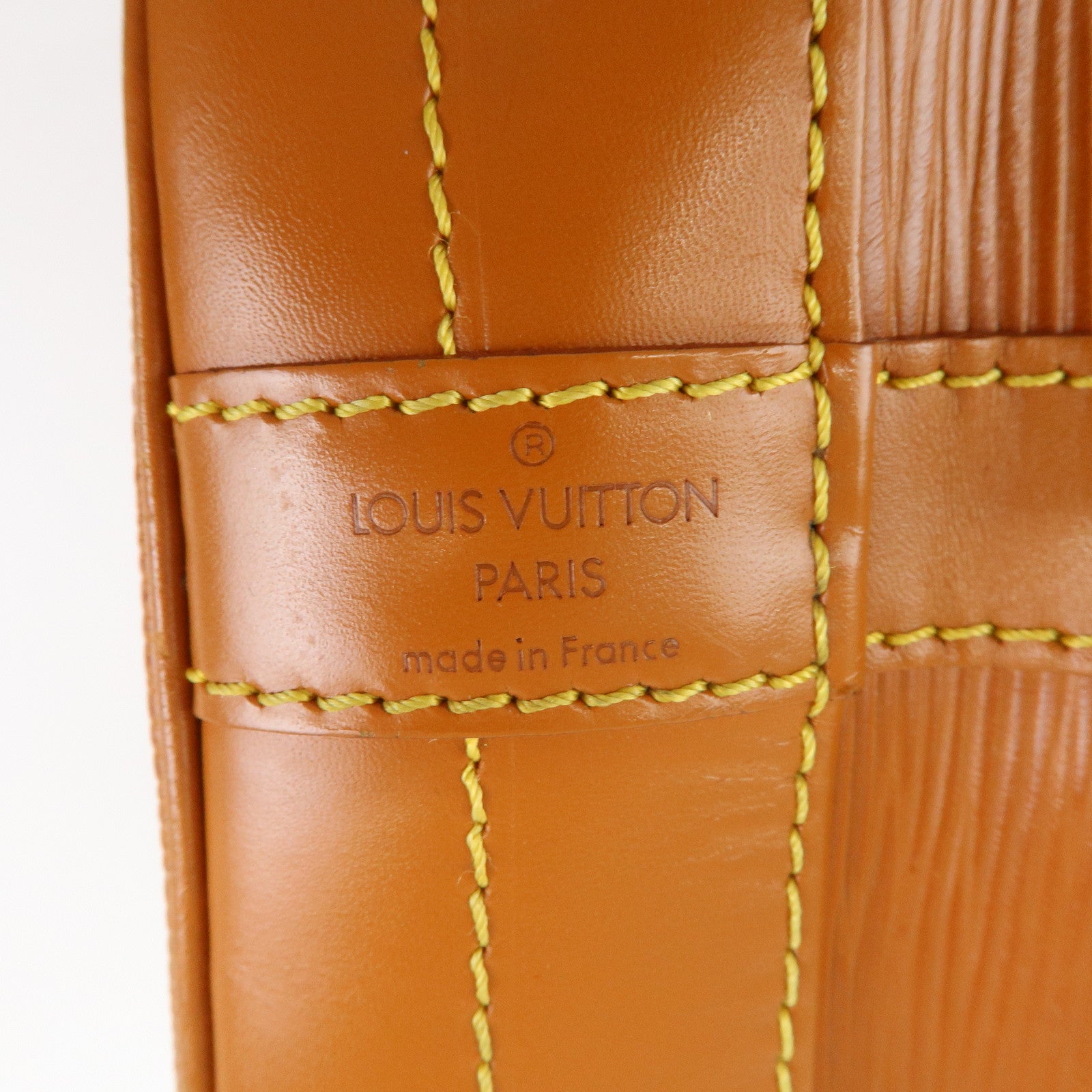 Louis Vuitton Epi Leather Noe Shoulder Bag Zipang Gold M44008