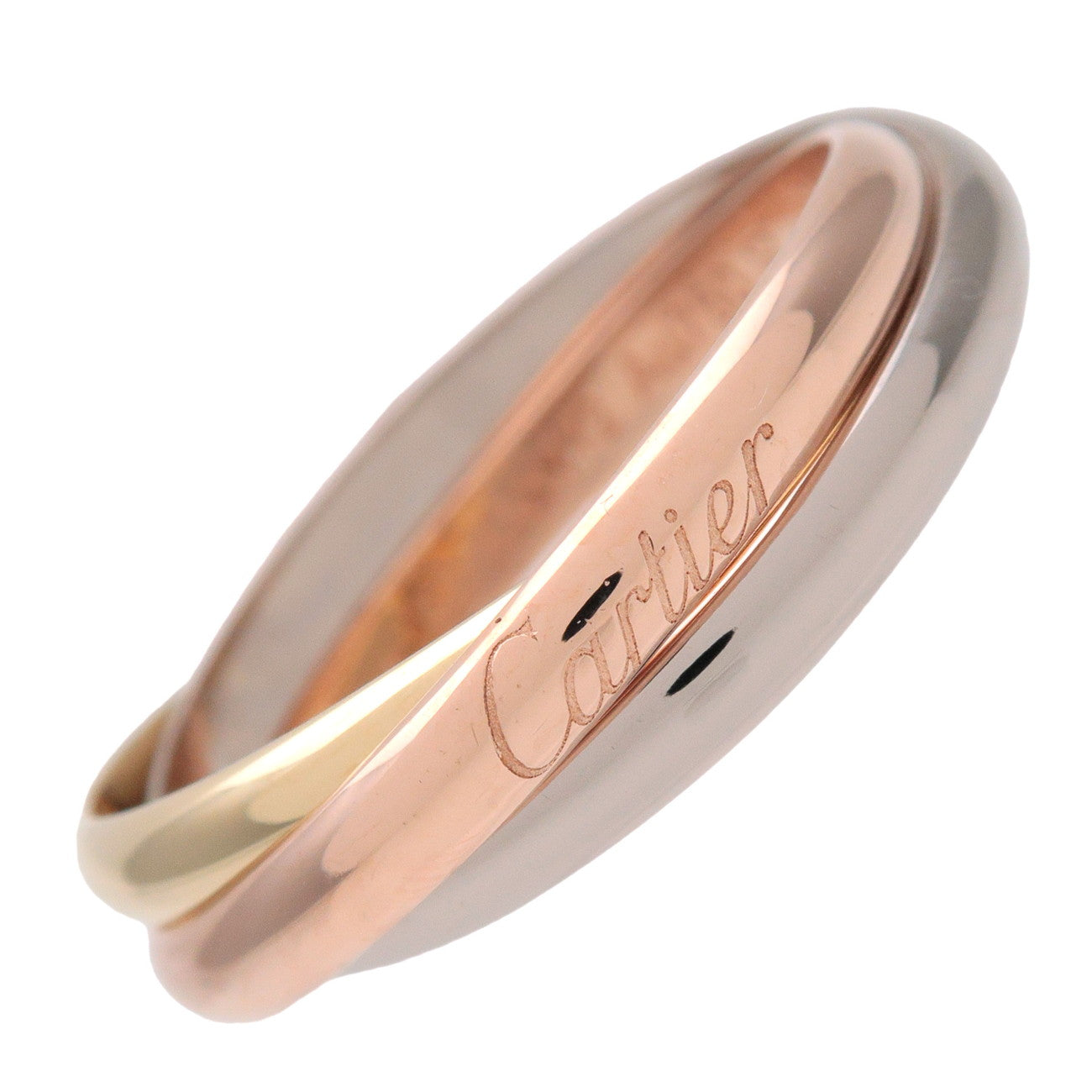 Cartier Trinity Ring SM K18 750YG/WG/PG #62 US10 EU62 HK22