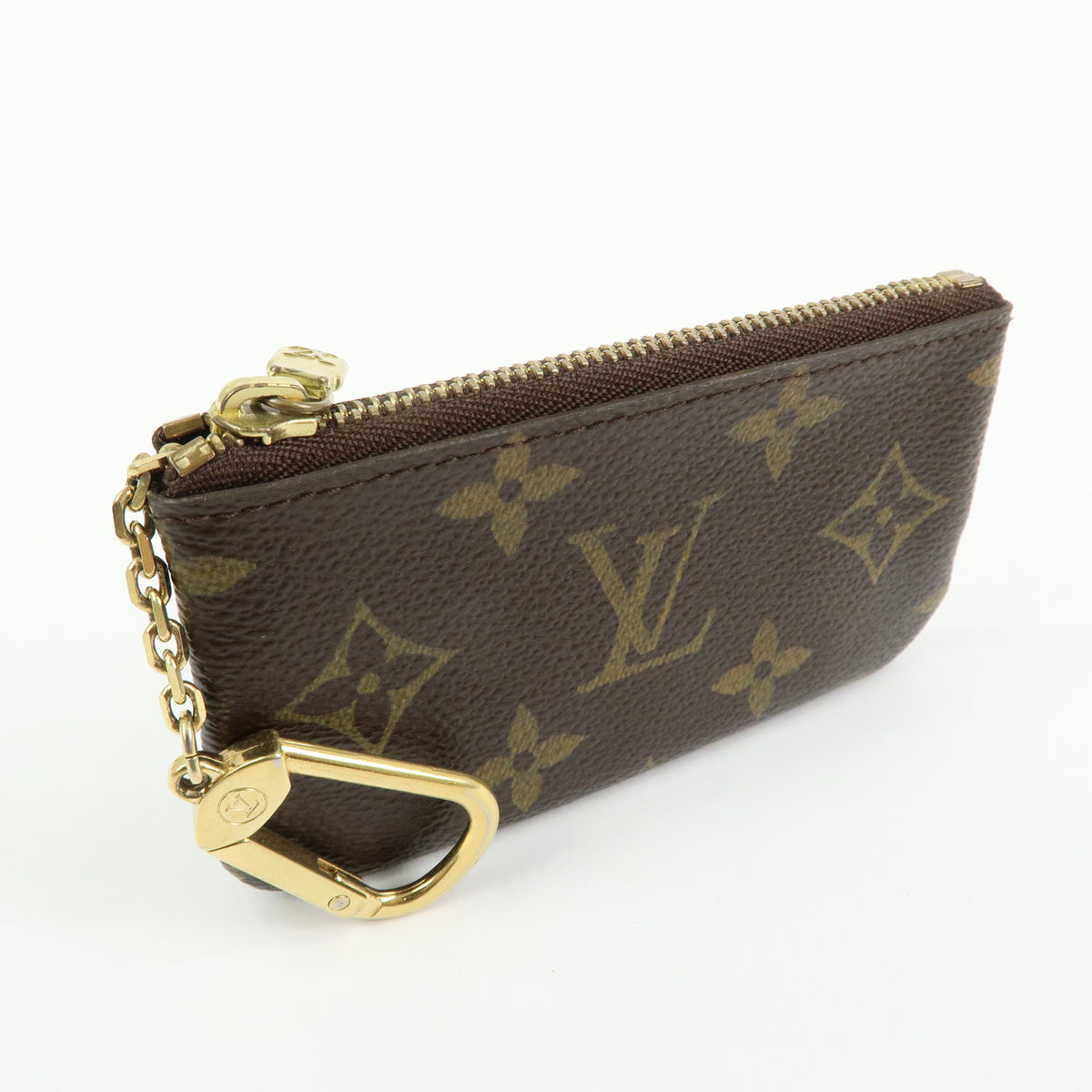 Louis Vuitton Monogram Pochette Cles Coin Case Key Case M62650
