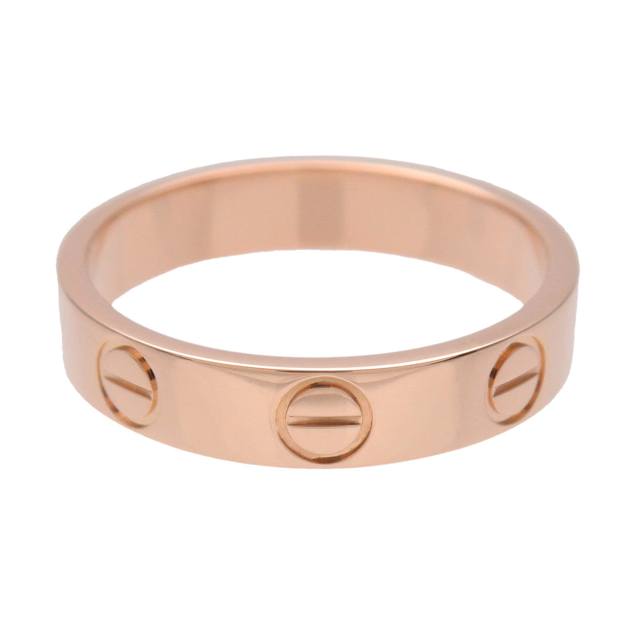 Cartier Mini Love Ring K18 750PG Rose Gold #47 US4.5 EU47 HK8.5