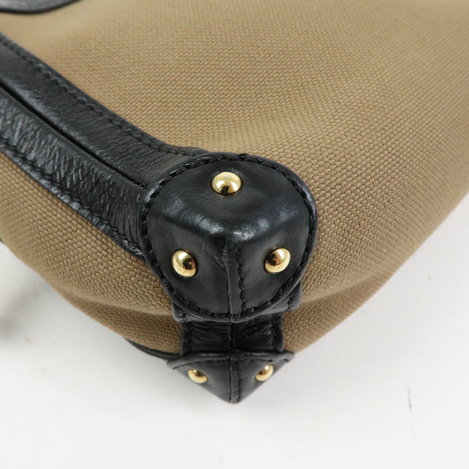 Louis Vuitton Petite Malle Soft MM Canvas Leather Shoulder Bag