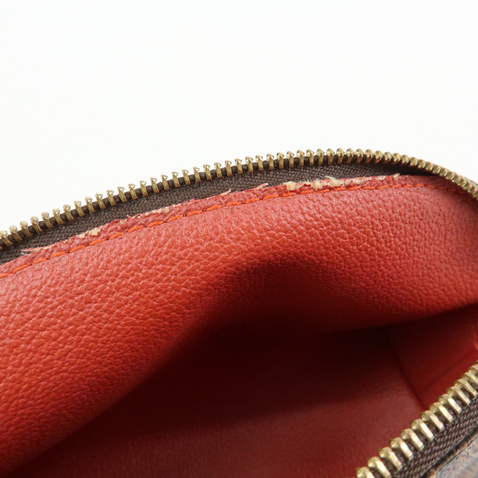 Louis Vuitton Damier Pochette Cosmetic PM Pouch Brown N47516