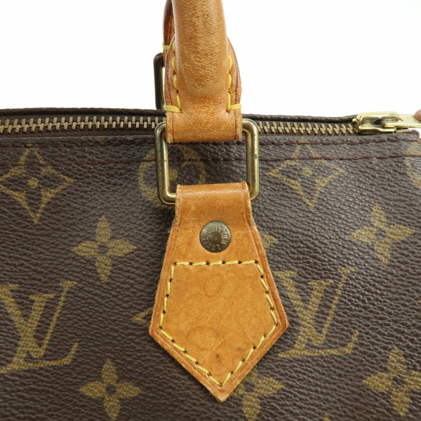 Louis Vuitton Monogram Speedy 25 Boston Bag Hand Bag Brown M41528