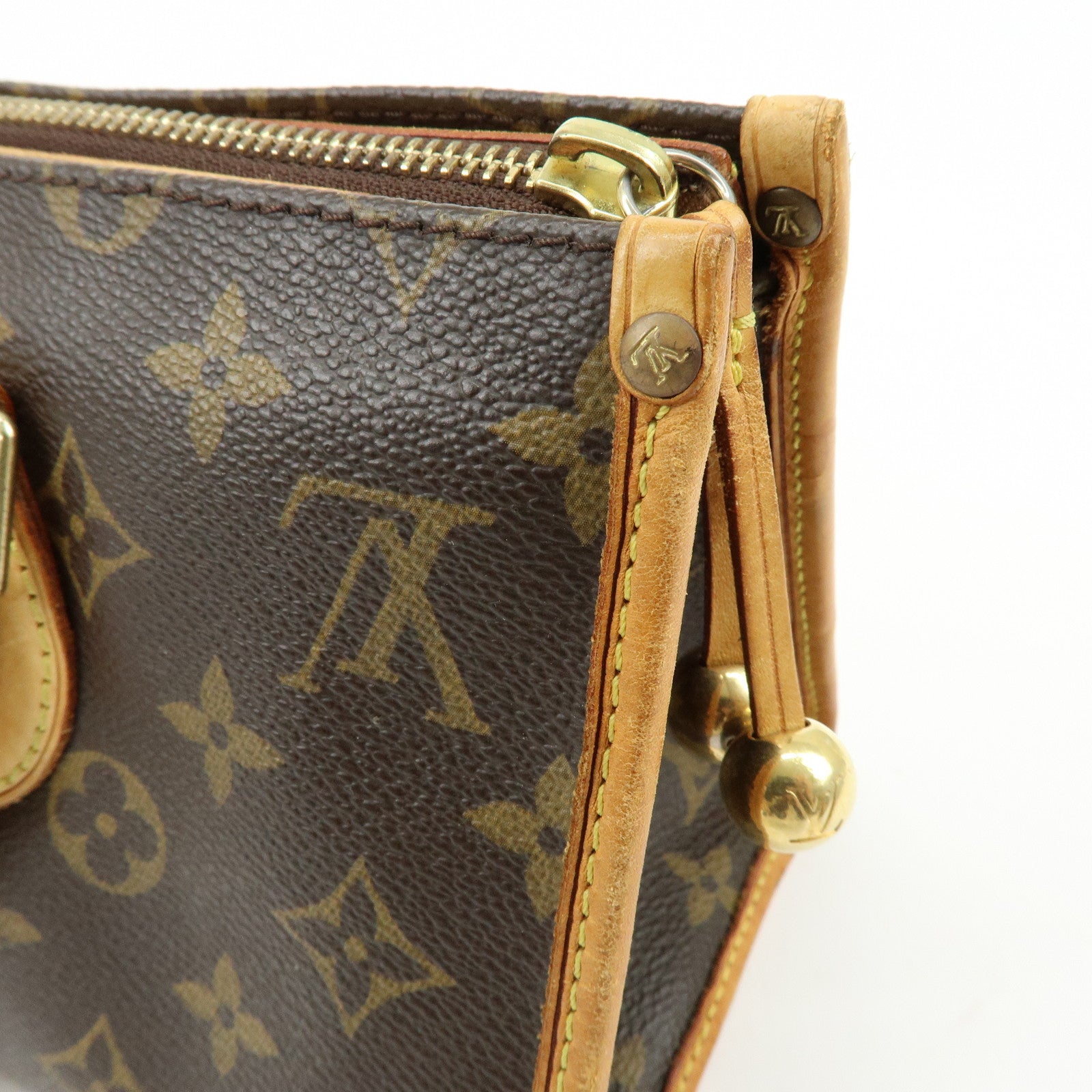 Louis Vuitton Monogram Canvas Popincourt Hand Bag Brown M40009