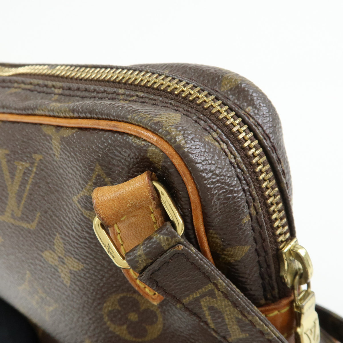 Louis Vuitton Monogram Pochette Marly Bandouliere Bag Brown M51828