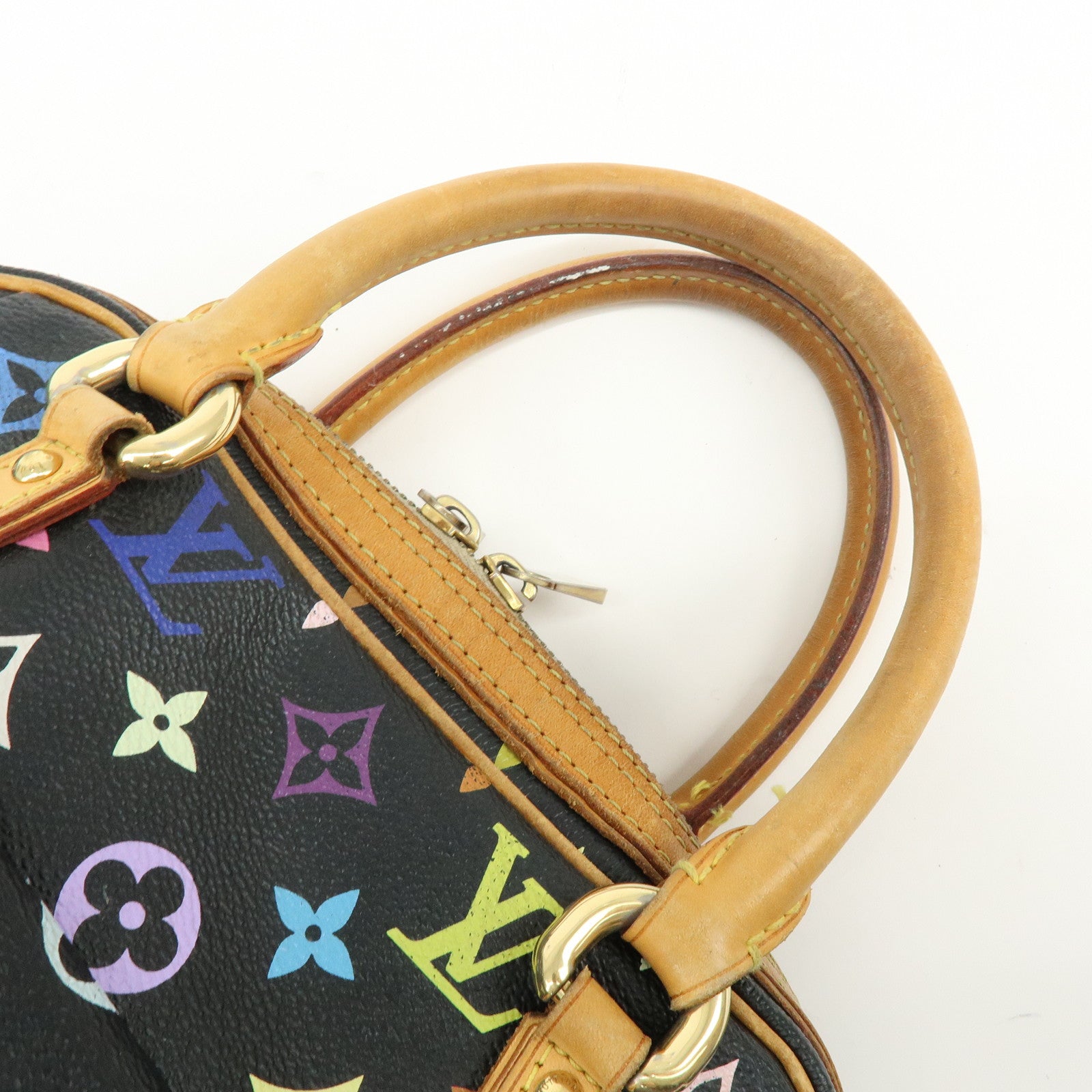 Louis Vuitton Monogram Multicolor Priscilla Hand Bag Noir M40097