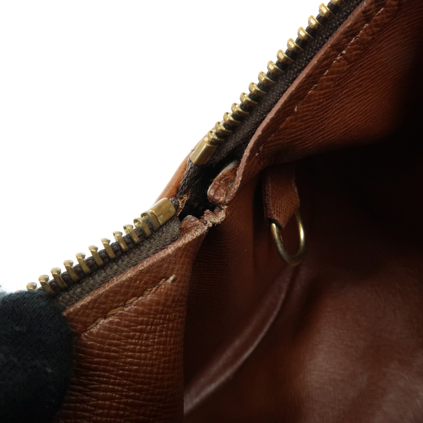 Louis Vuitton Monogram Papillon 30 Hand Bag Brown M51385