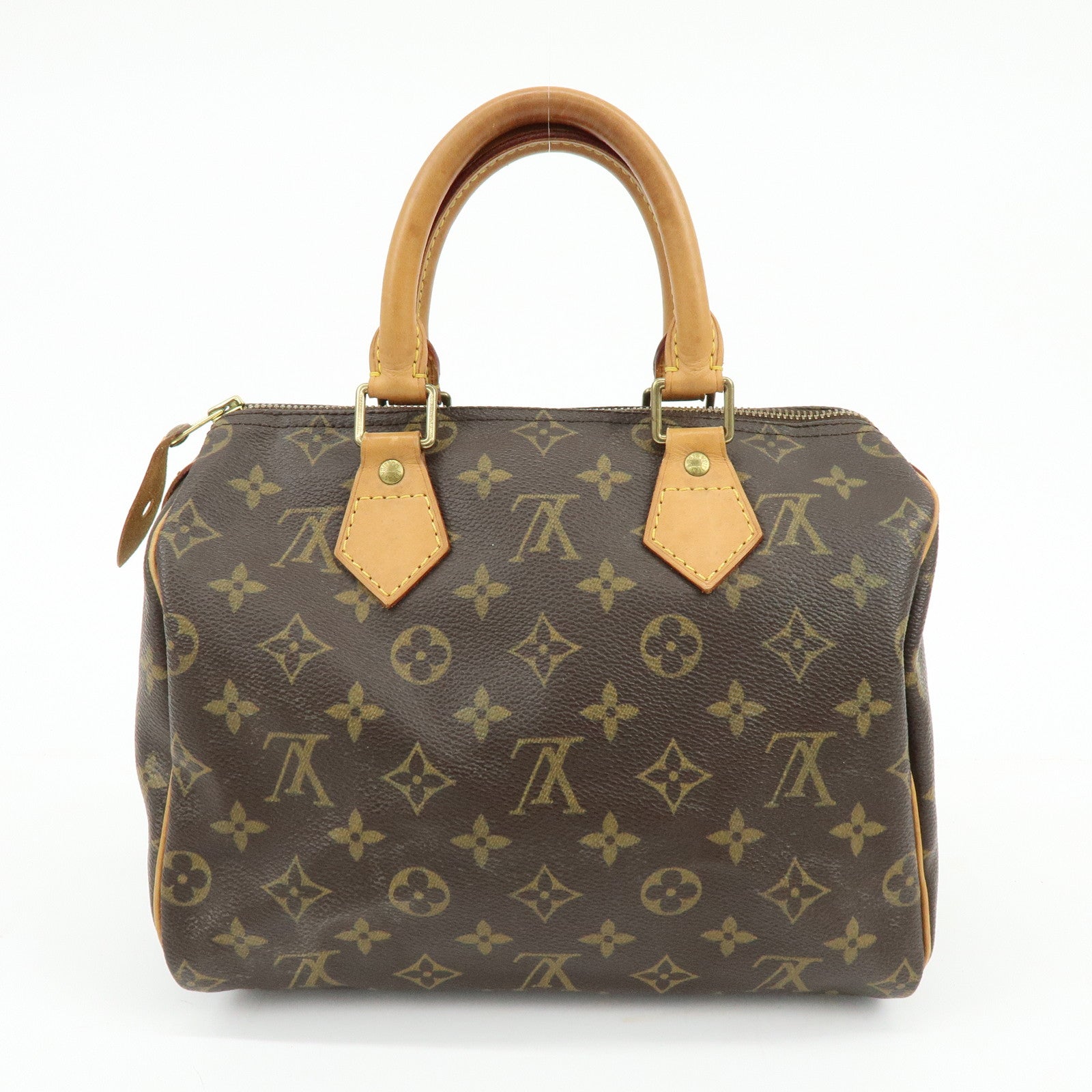 Louis Vuitton Monogram Speedy 25 Boston Bag Hand Bag Brown M41528