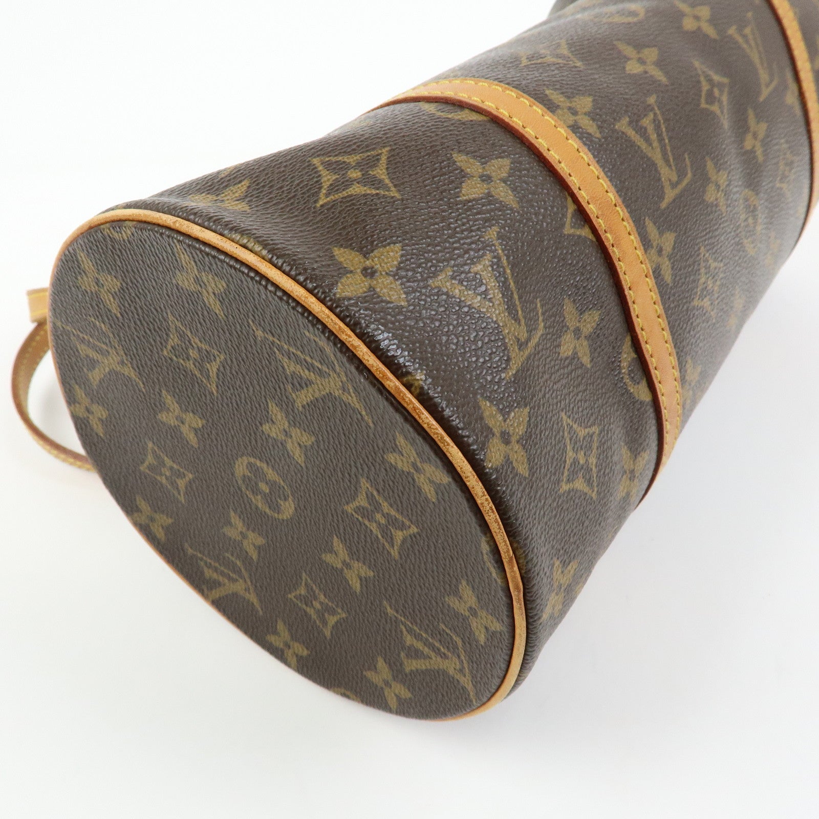 Louis Vuitton Monogram Papillon 30 Hand Bag Brown M51385