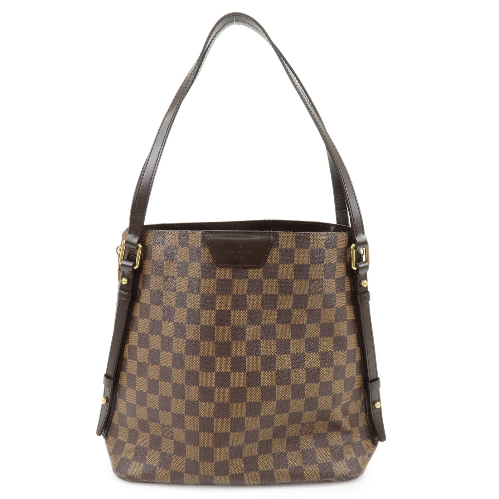 Louis Vuitton Damier Cabas Rivington Canvas Shoulder Bag Brown N41108