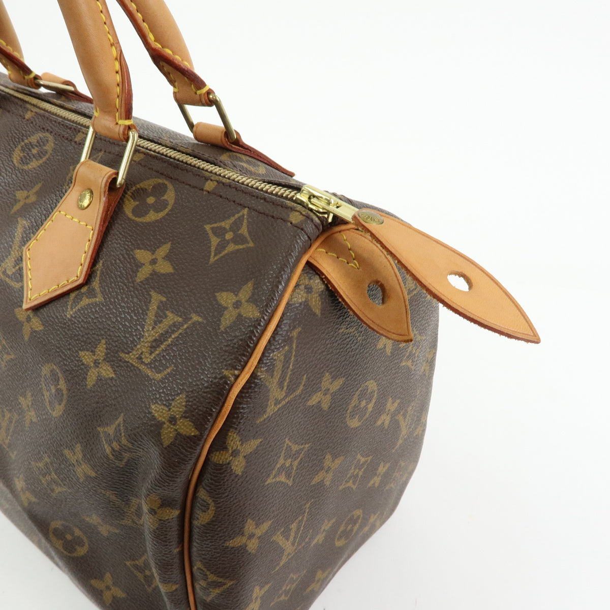 Louis Vuitton Monogram Speedy 30 Boston Bag Hand Bag Brown M41526