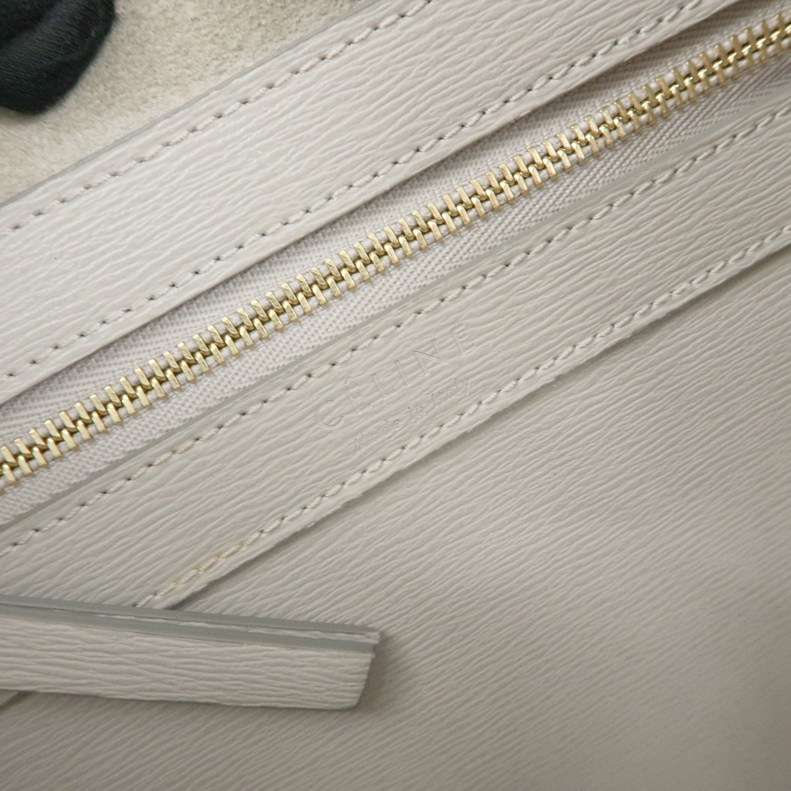 Celine Small Vertical Cabas Small Leather 2Way Hand Bag Shoulder Bag