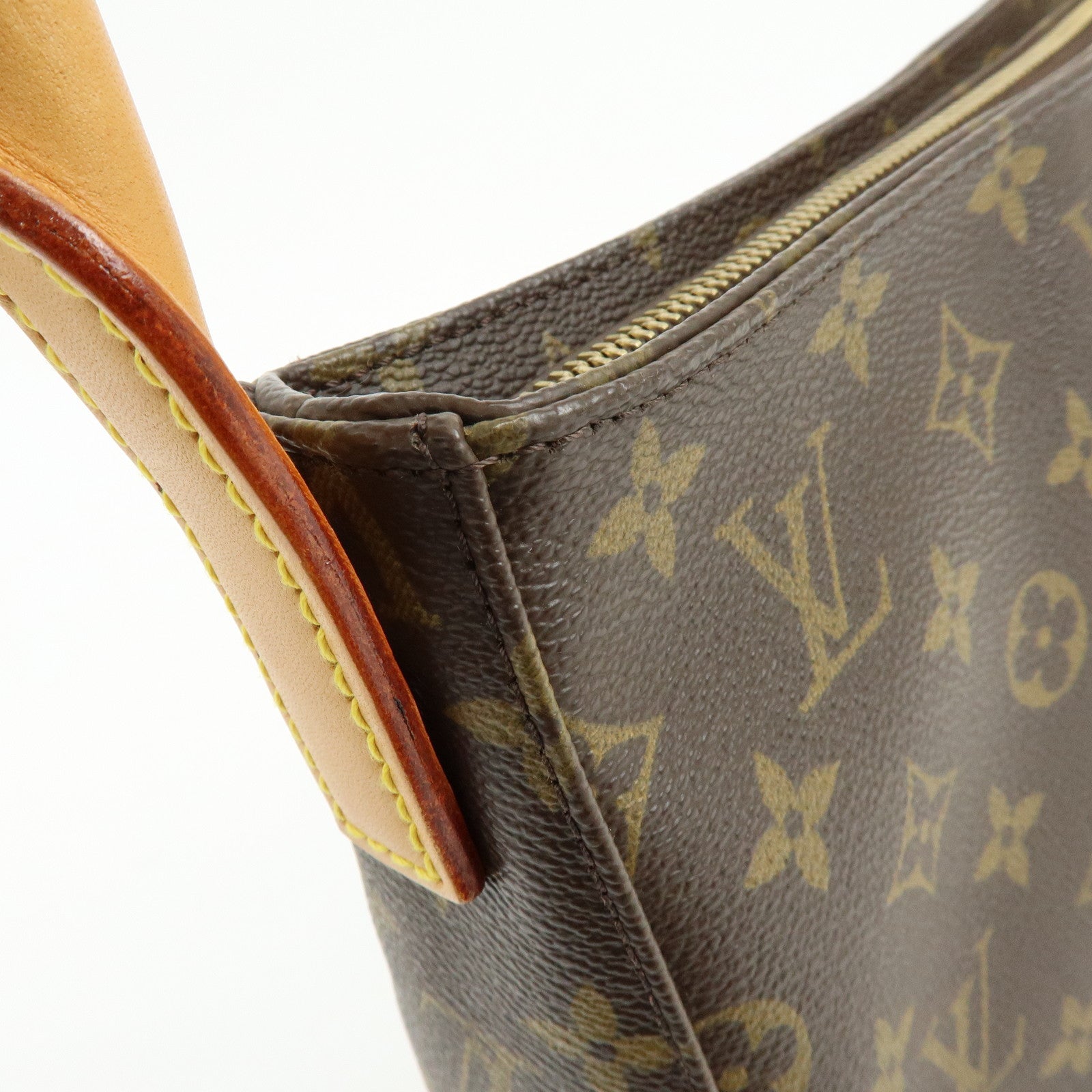 Louis Vuitton Monogram Looping MM Canvas Shoulder Bag Hand Bag M51146