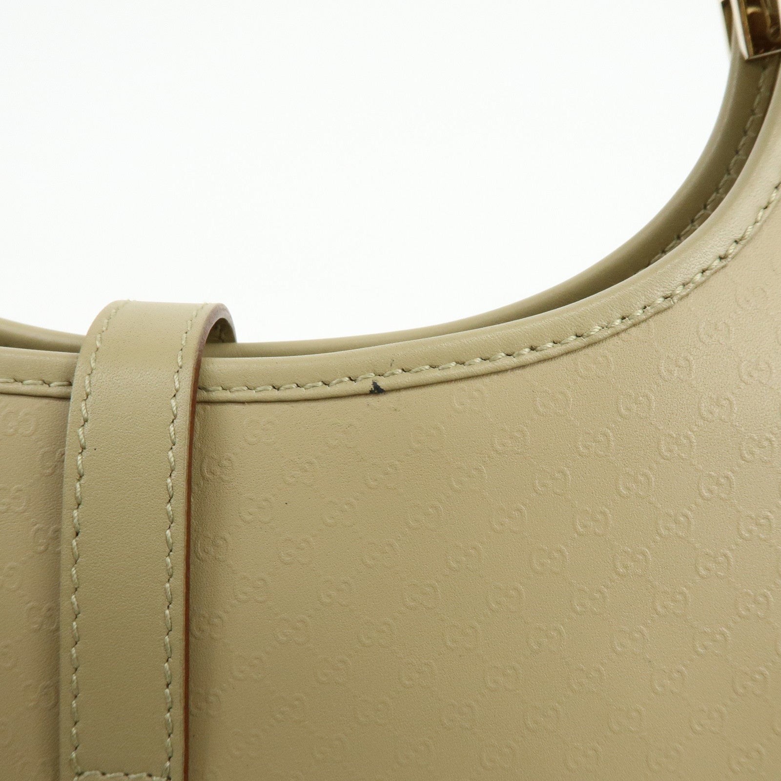 GUCCI Jackie Microguccissima Leather Shoulder Bag Hand Bag 002.1068