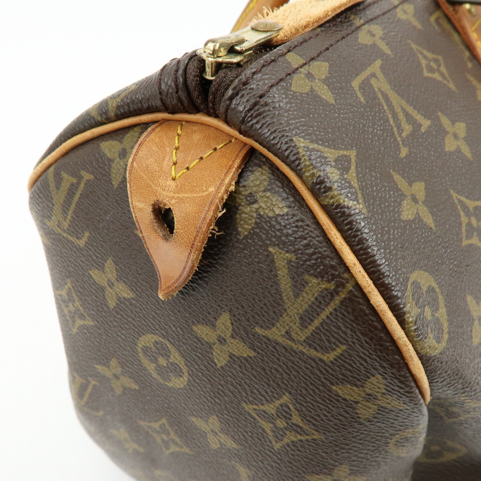 Louis Vuitton Monogram Speedy 40 Hand Bag Boston Bag Brown M41522