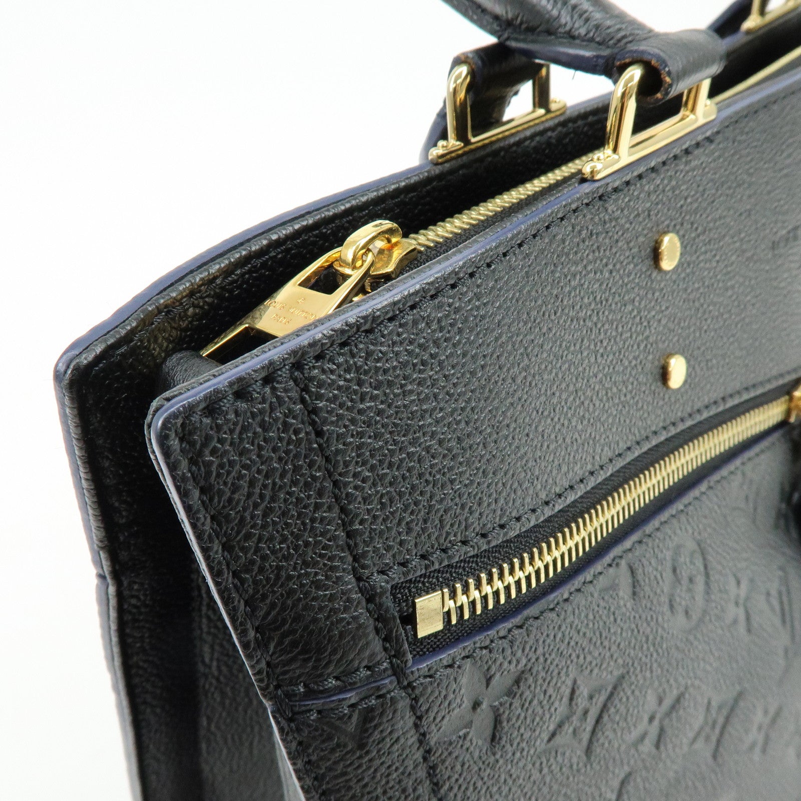 Louis Vuitton Monogram Empreinte Three PM 2Way Bag Noir M54273