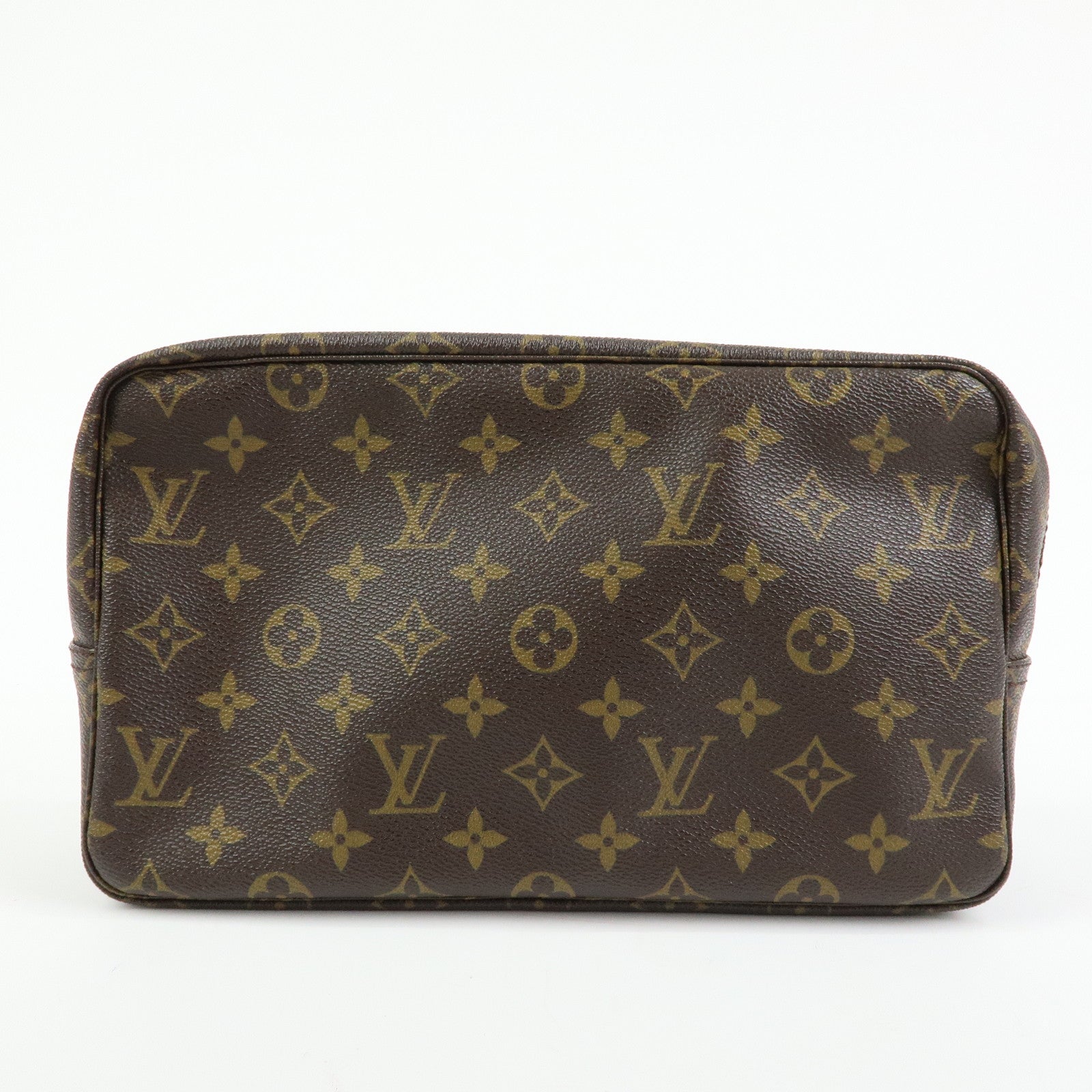 Louis Vuitton Monogram Trousse Toilette 28 Pouch Brown M47522
