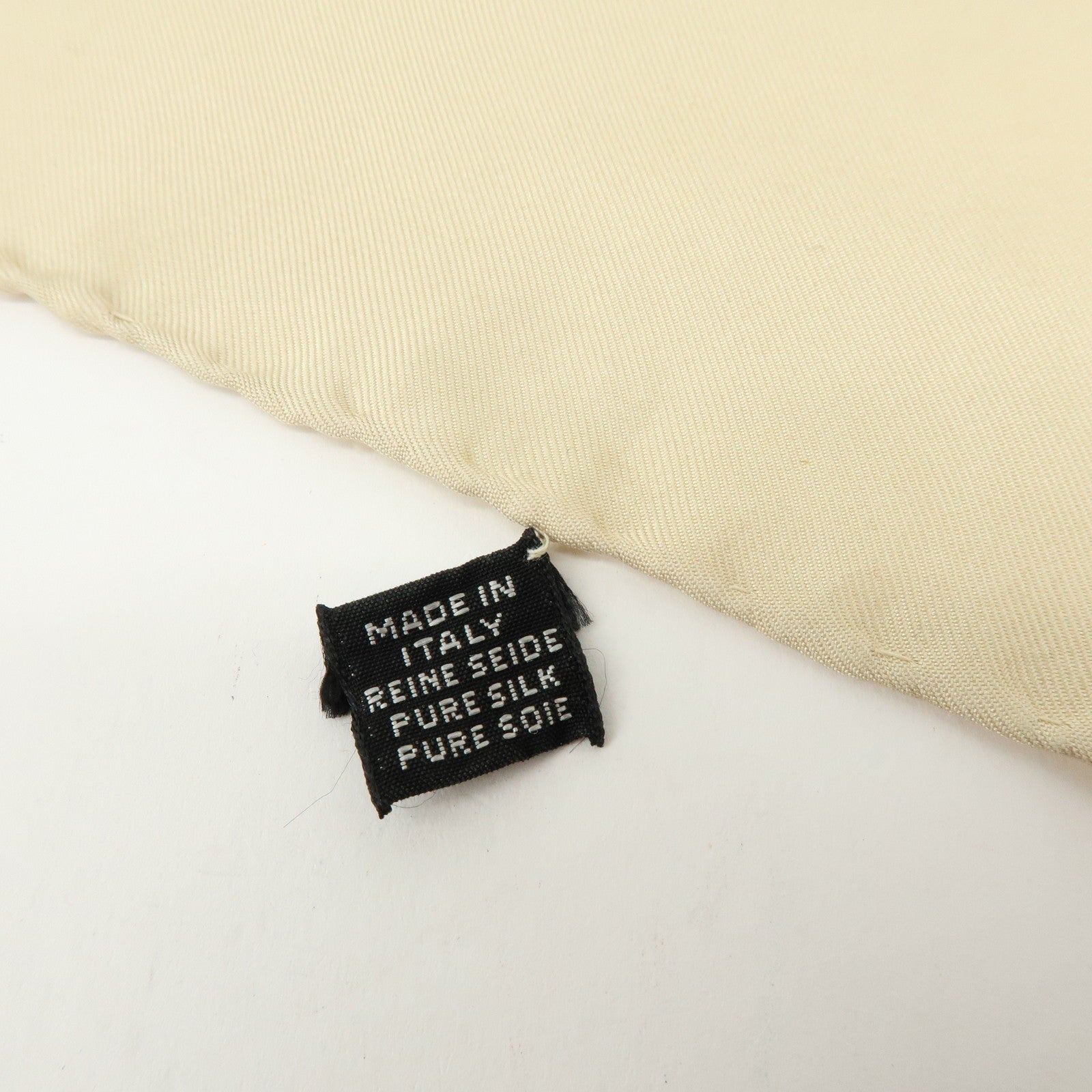 BURBERRY Set of 3 Nova Plaid Silk 100% Scarf Beige Ivory
