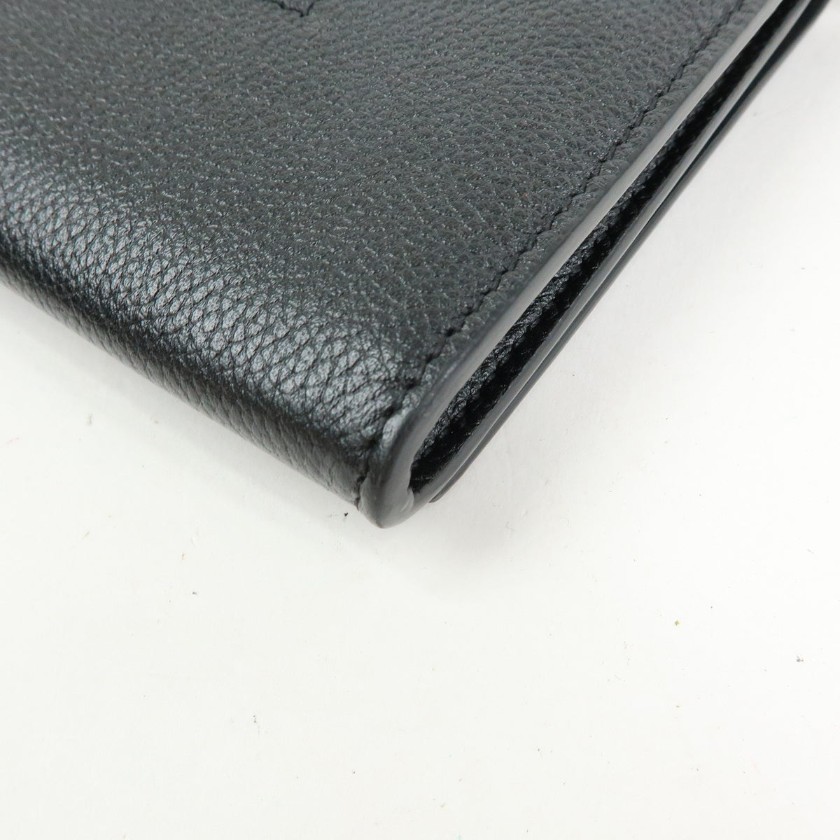 BALENCIAGA Small Logo Leather Crossbody Bag Shoulder Bag black 674892