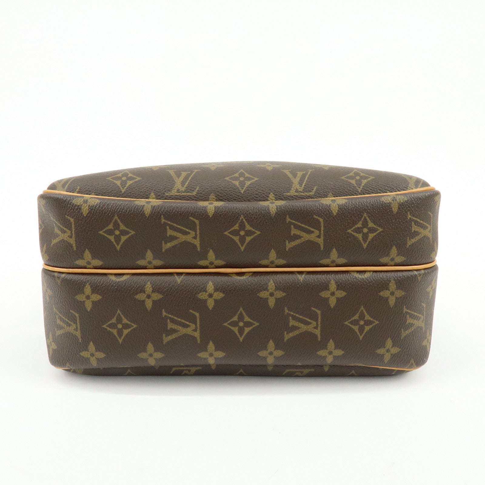 Louis Vuitton Monogram Reporter PM Shoulder Bag Brown M45254