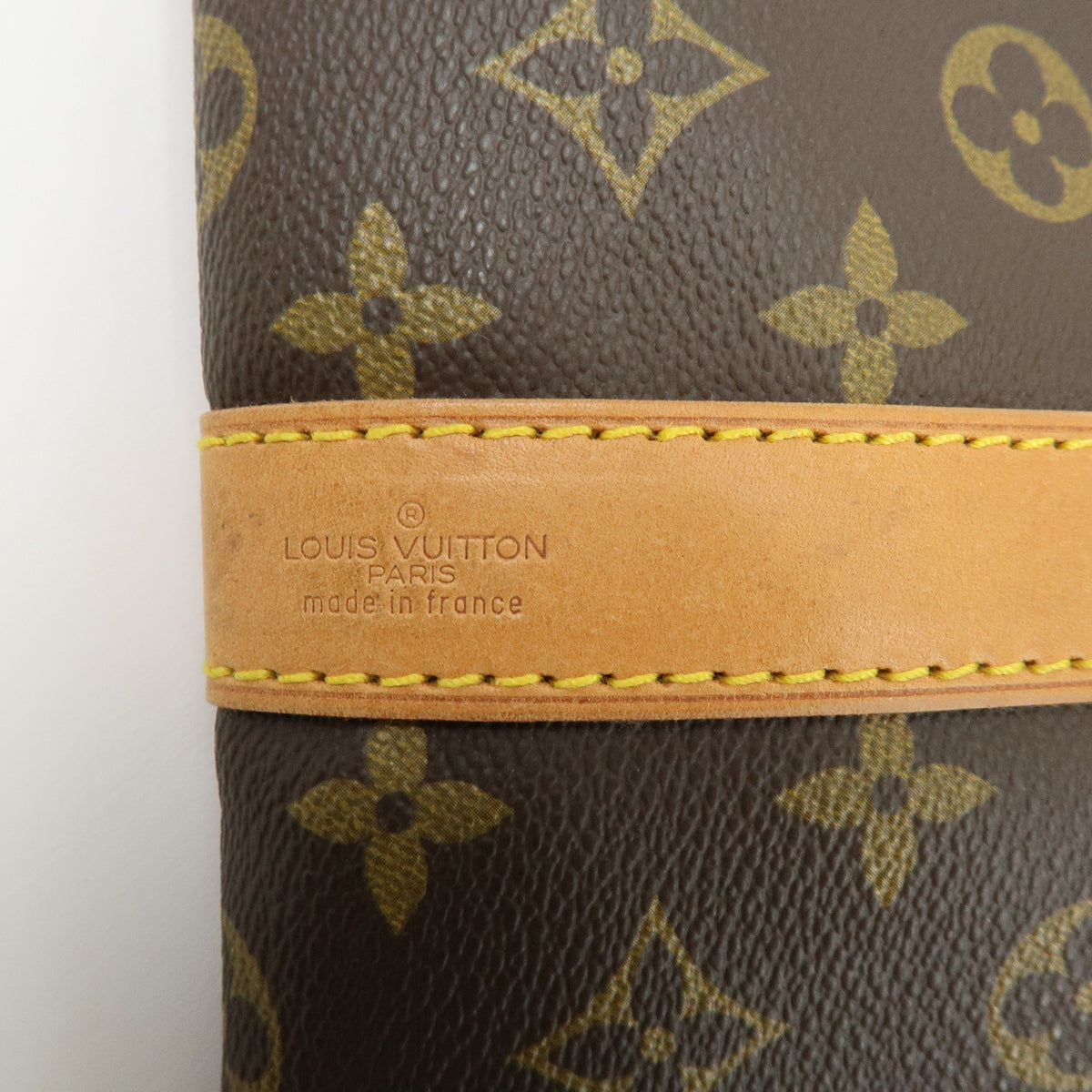 Louis Vuitton Monogram Keep All Bandouliere 60 Boston Bag Brown M41412