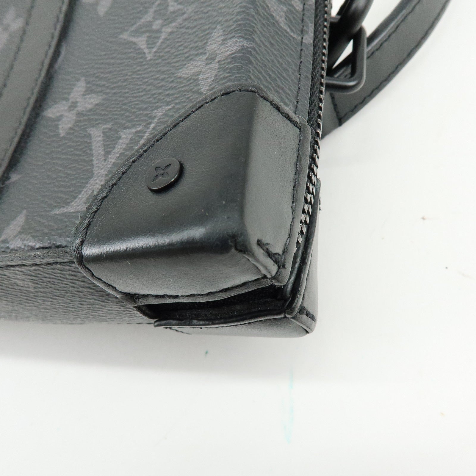 Louis Vuitton Monogram Eclipse Soft Trunk Wallet Shoulder Bag M69838